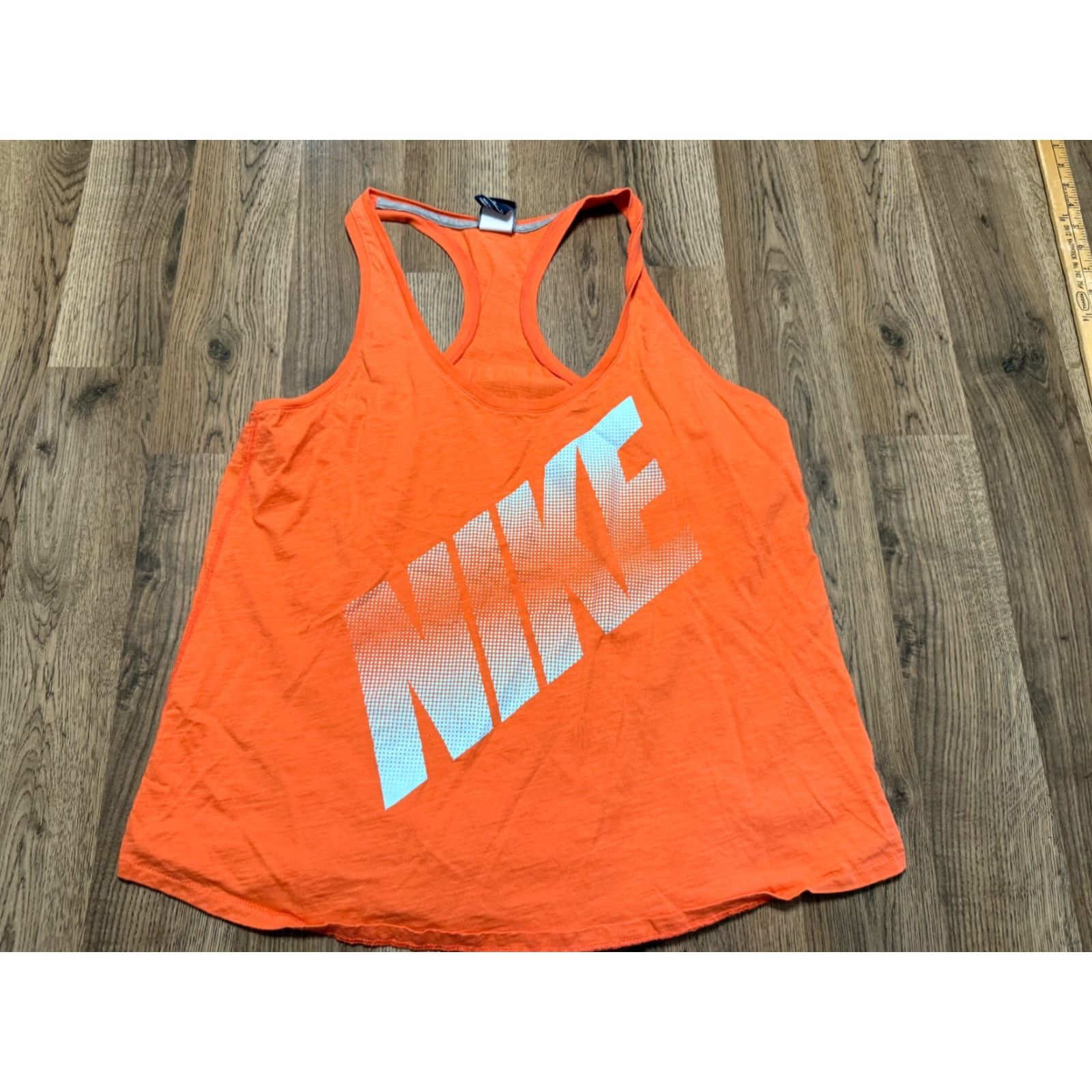 Nike Nike Tank Top Womens XL Orange Racerback Sleeveless Size XL / US 12-14 / IT 48-50 - 2 Thumbnail