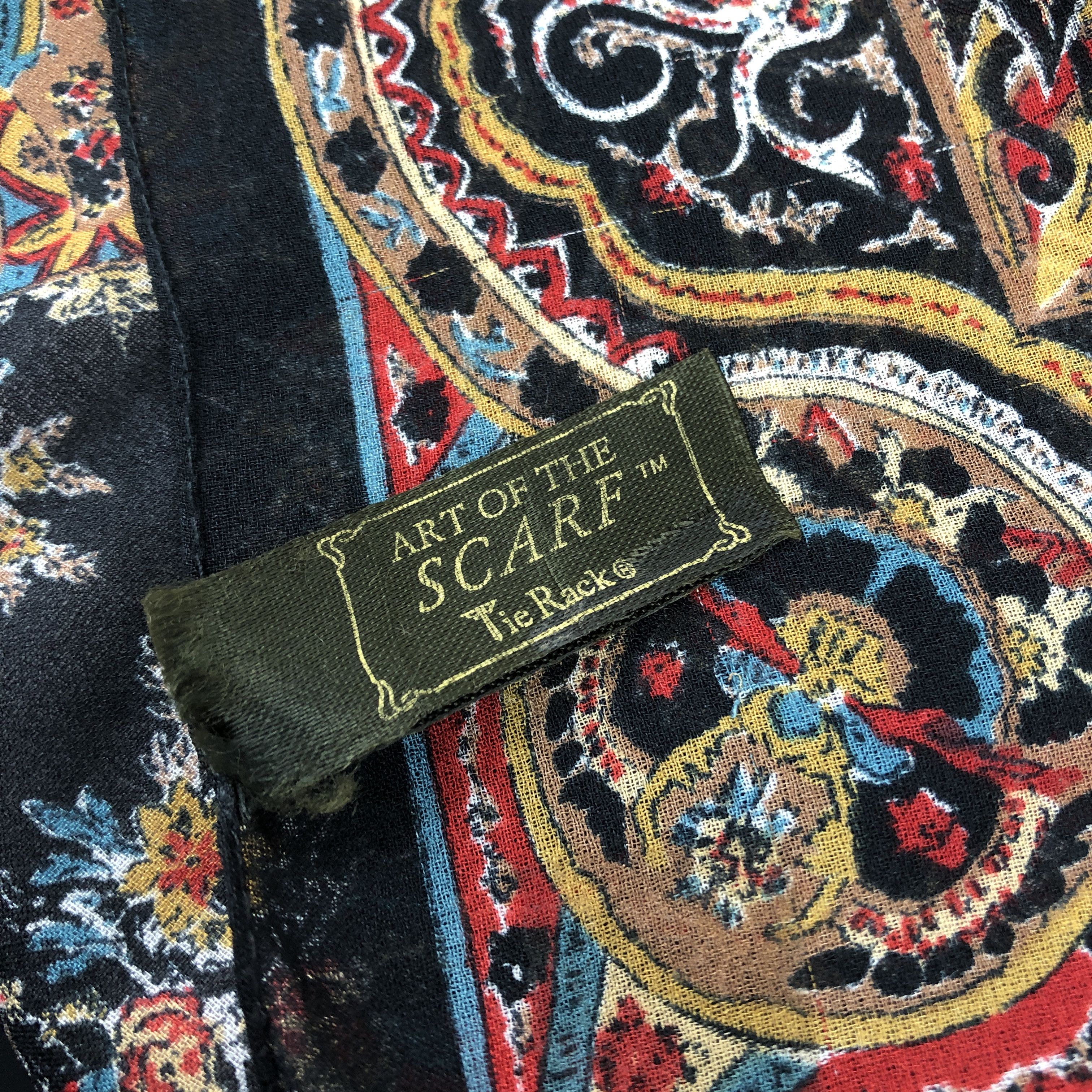 Other × Vintage Vintage Tie Rack Scarf SILK Scarf Twill Stole Wraps Scarves Size ONE SIZE - 19 Thumbnail