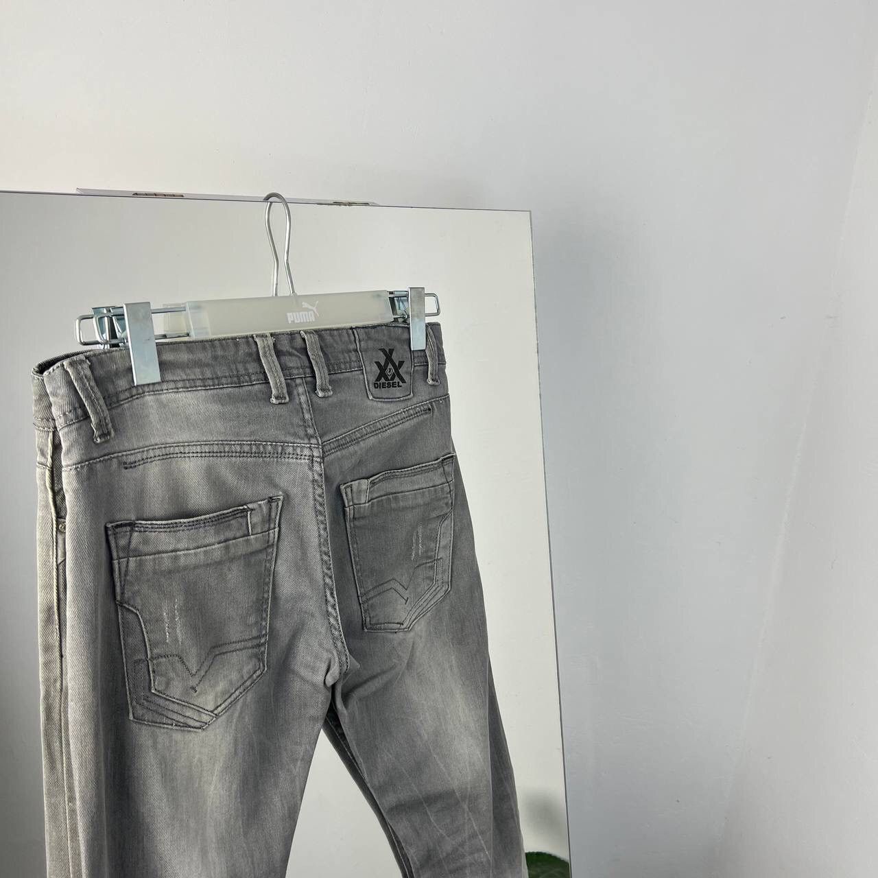 Diesel Y2k Rare Diesel Denim Pants Slim Dark Gray Vintage Size US 30 / EU 46 - 3 Thumbnail
