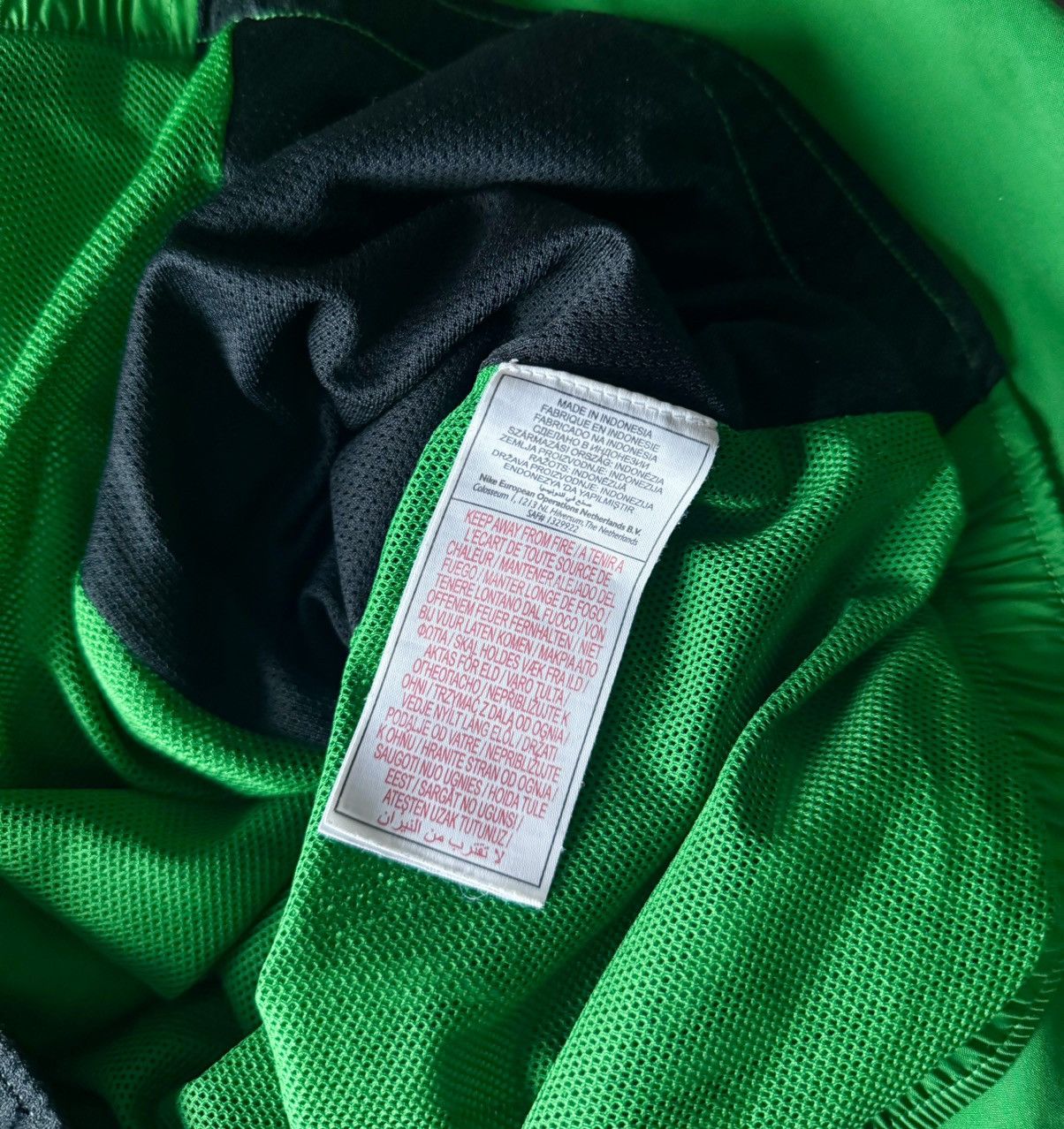 Nike × Vintage Vintage Drill Nike Green Full-Zip Windbreaker Jacket Size US L / EU 52-54 / 3 - 10 Thumbnail