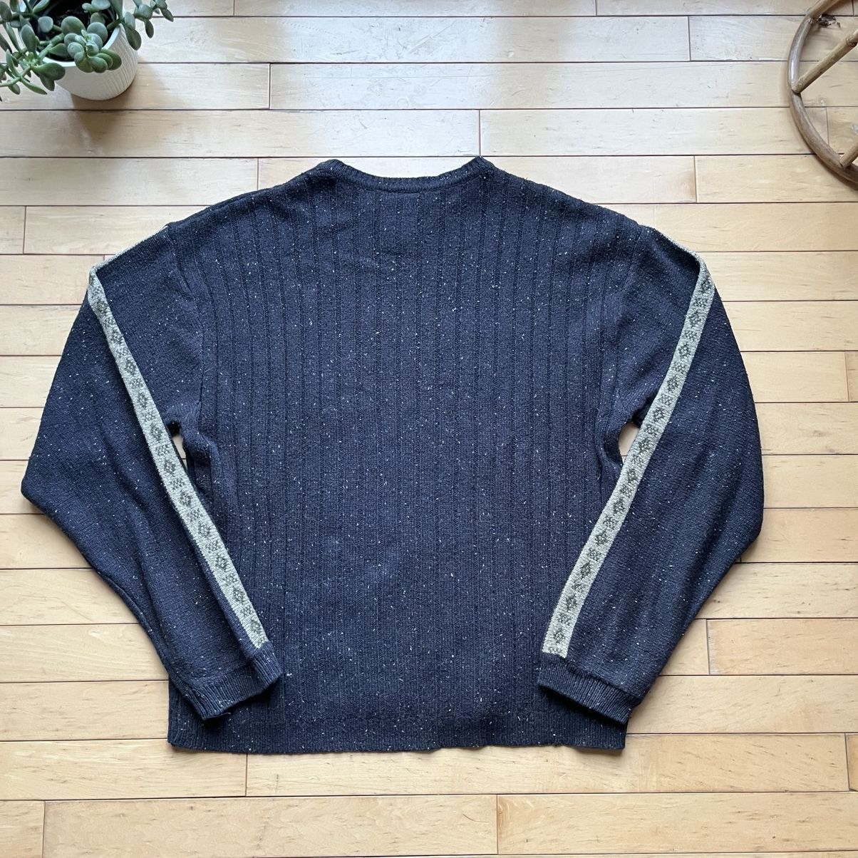 Vintage Dark Blue Vintage sweater Size US XL / EU 56 / 4 - 6 Thumbnail