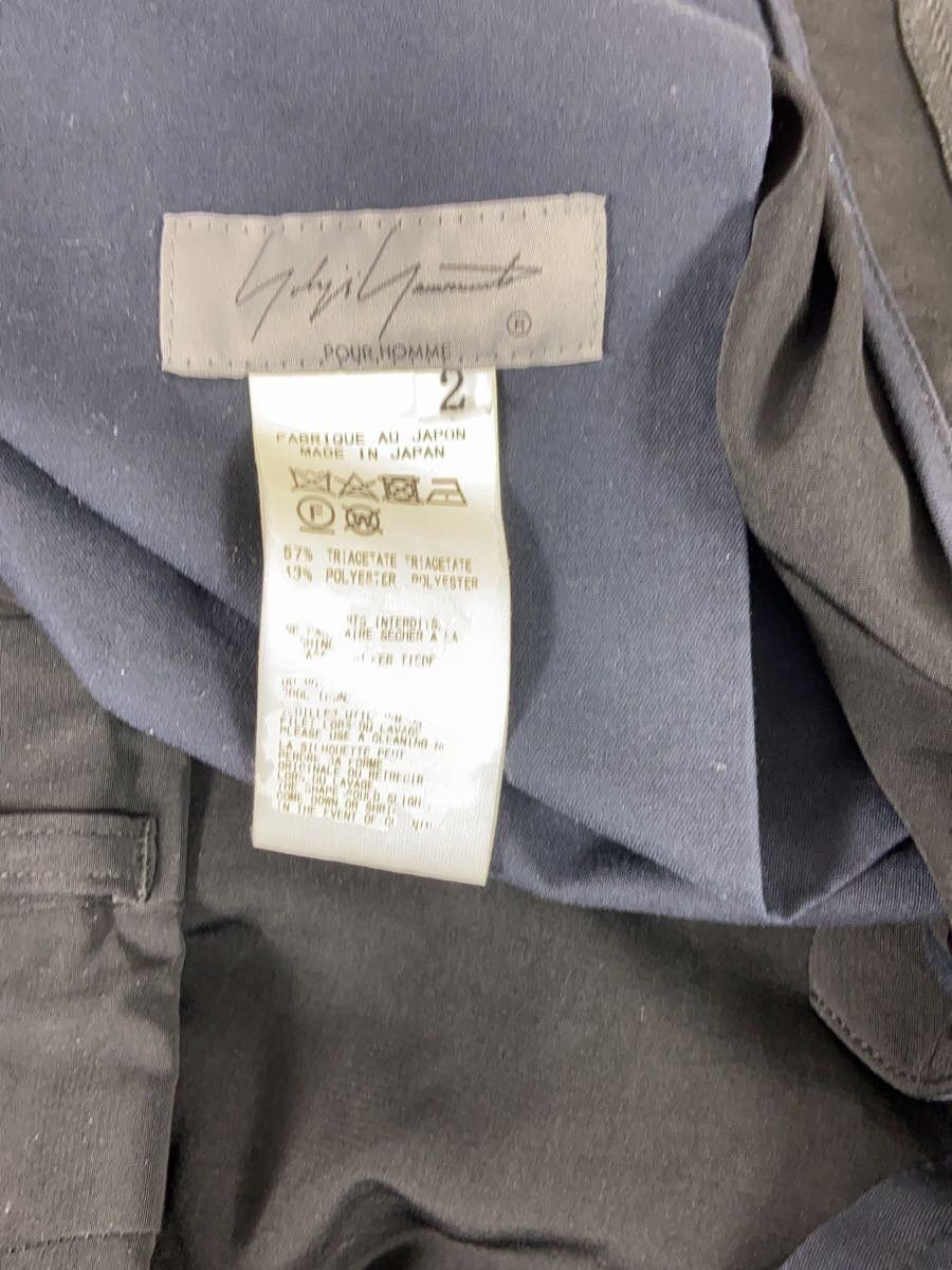 Yohji Yamamoto yohji yamamoto POUR HOMMEBLK/Solid color Bottoms/ Size US 31 - 4 Thumbnail