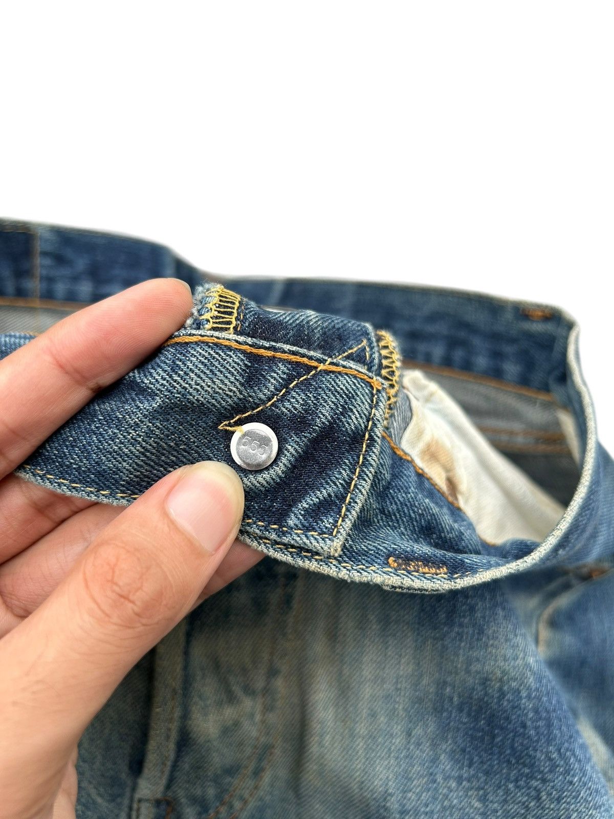 Kapital × Levi's × Vintage Vintage Levi's 501XX Selvedge Reconstructed Repair Denim Size US 31 - 7 Thumbnail