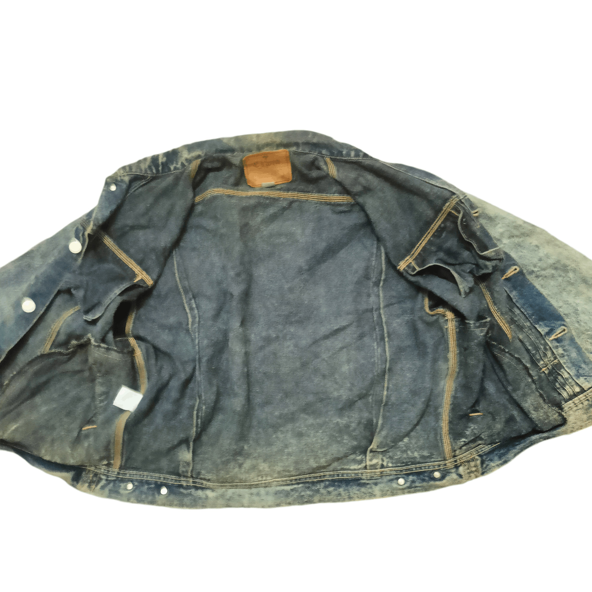Edwin Vintage Distressed thrashed Edwin Denim Jacket Size US L / EU 52-54 / 3 - 7 Thumbnail