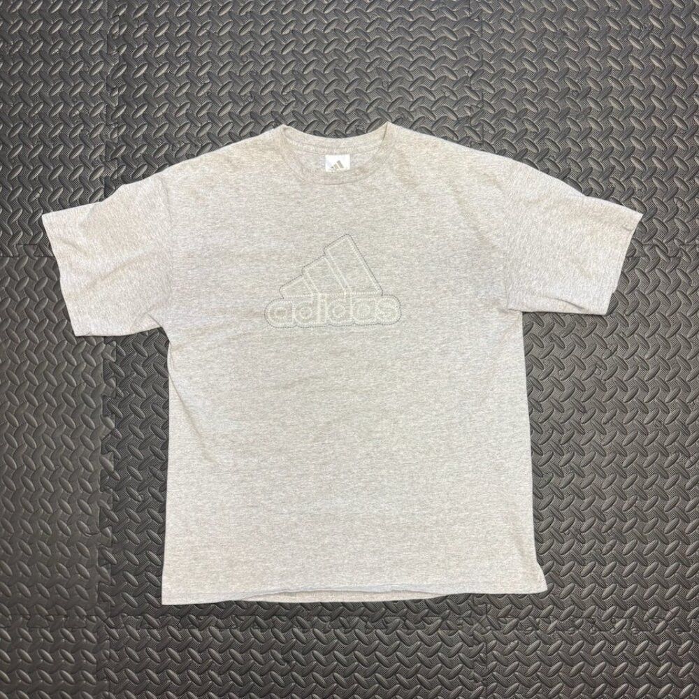 Adidas ADIDAS Grey Baggy T-Shirt Size US XL / EU 56 / 4 - 1 Thumbnail
