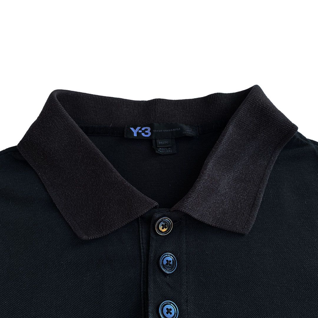 Y-3 Y3 - Arm Logo Polo - Black - M Size US M / EU 48-50 / 2 - 4 Thumbnail