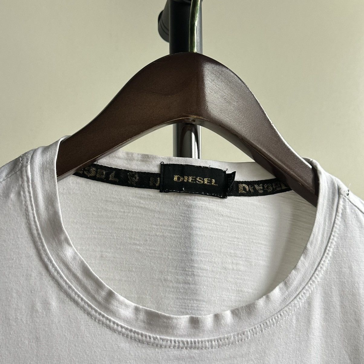 Diesel × Vintage VINTAGE Y2K DIESEL BIG LOGO TEE Size US L / EU 52-54 / 3 - 6 Thumbnail