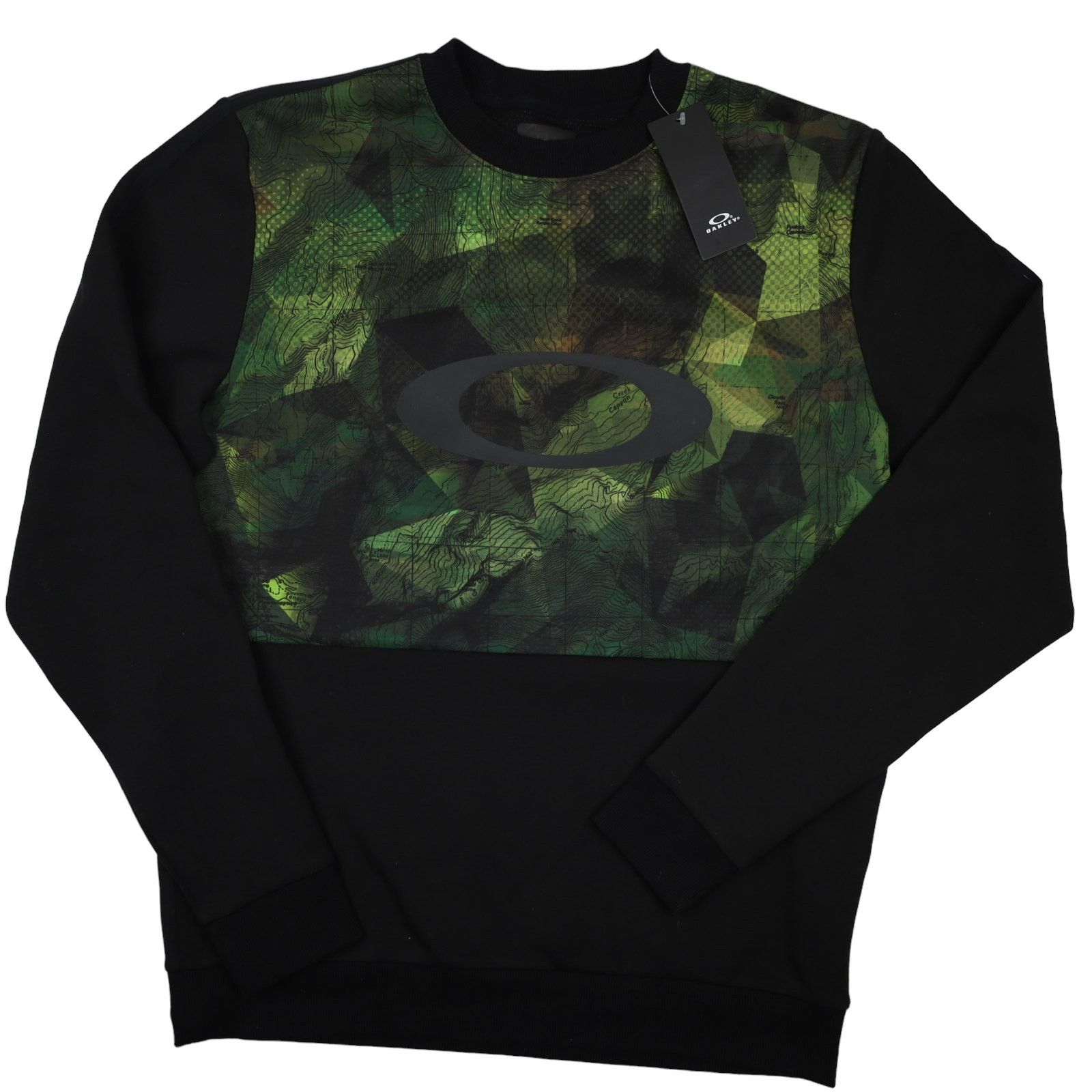 Oakley NWT Oakley Topographic Logo Sweatshirt Size US L / EU 52-54 / 3 - 1 Thumbnail