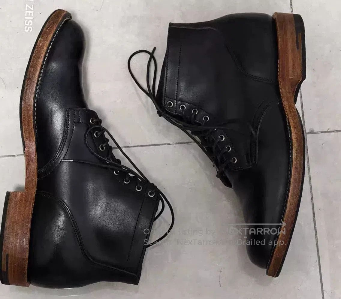 Viberg Viberg 2030 Black Horsehide Size 9. Size US 9 / EU 42 - 2 Thumbnail
