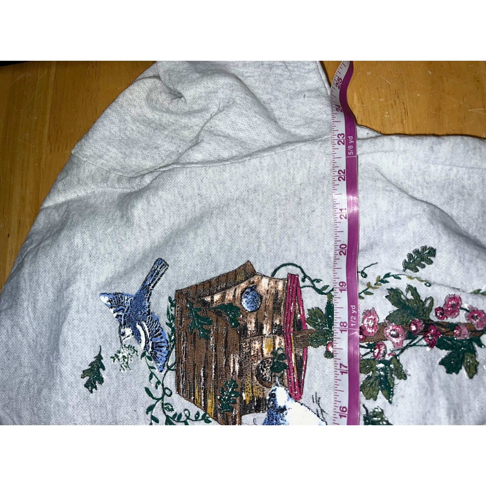 Vintage Vintage Bird Sweatshirt Birdhouse Cottagecore Crewneck L Size US L / EU 52-54 / 3 - 8 Thumbnail