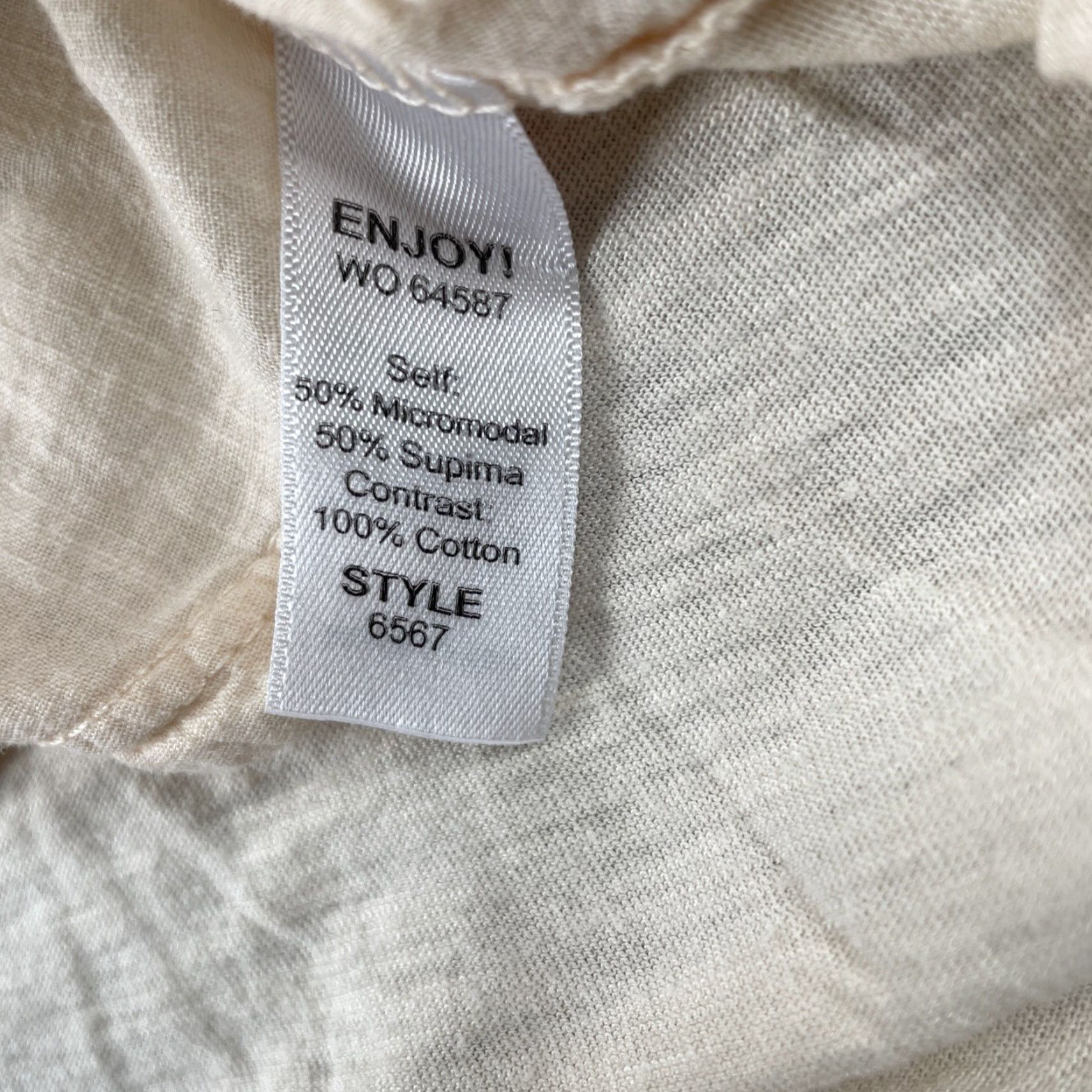 Vintage Micheal Stars Ladies Button Up Shirt Beige Size 0 Supima Cotton Micromodal USA Shirt Womens 0 Beige Classic Casual Short Sleeve? Size XS / US 0-2 / IT 36-38 - 6 Thumbnail