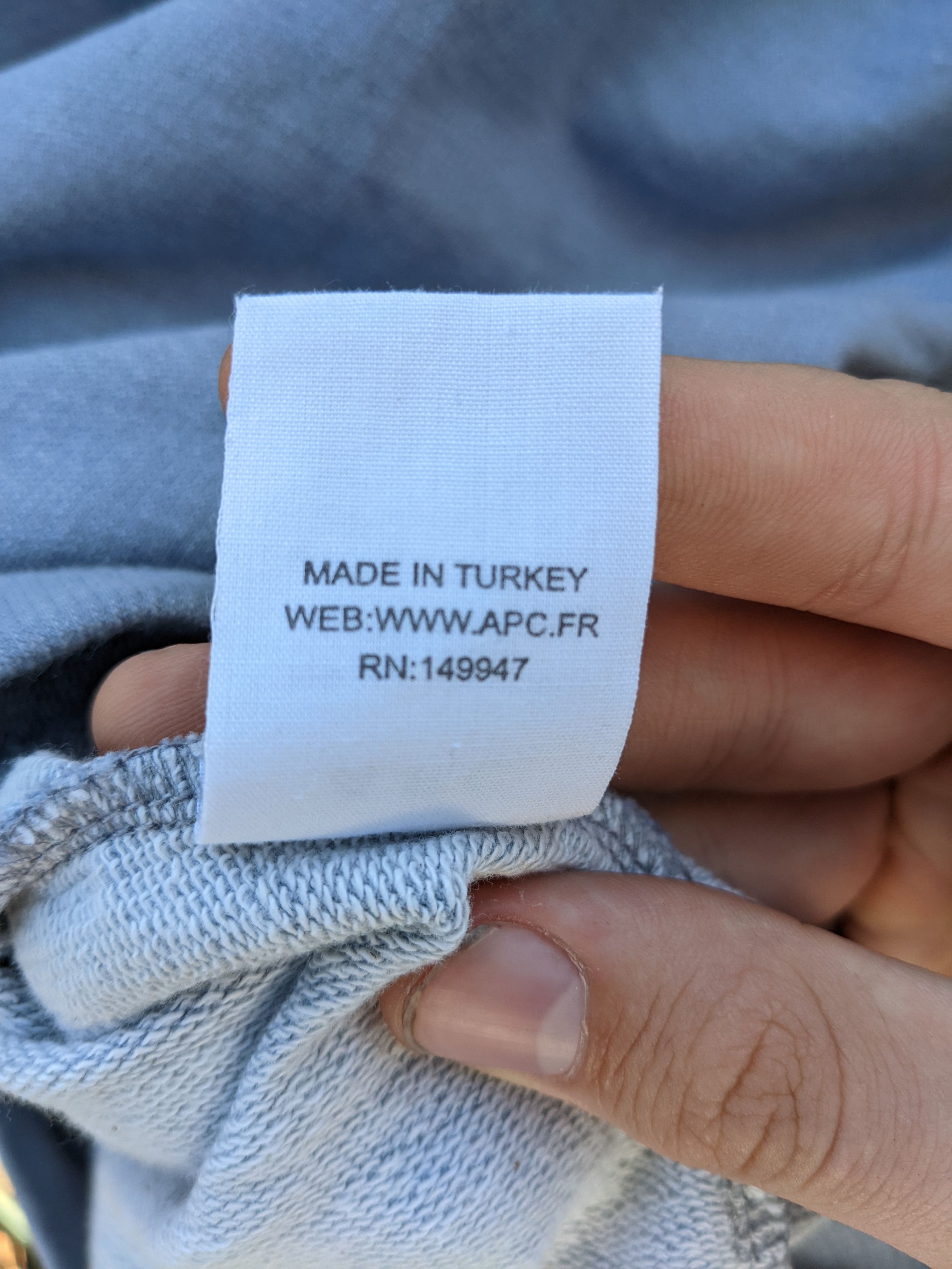 A.P.C. Grey APC sweatshirt Size US M / EU 48-50 / 2 - 6 Thumbnail