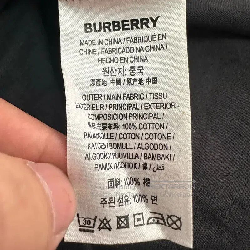 Burberry Burberry Men's Black Cotton T. Size US S / EU 44-46 / 1 - 6 Thumbnail