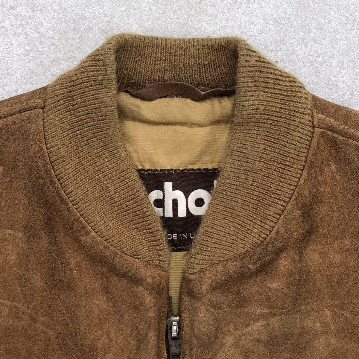 Schott Vintage SCHOTT NYC Suede Leather Bomber Jacket 🇺🇸 Size US M / EU 48-50 / 2 - 13 Thumbnail