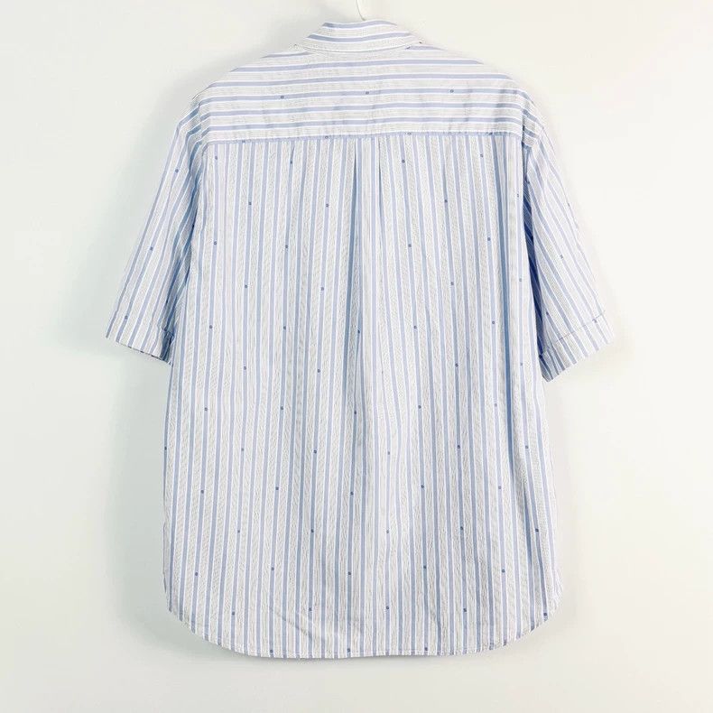 Gucci GucciBlue and white striped kitten embroidered short-sleeve Size US S / EU 44-46 / 1 - 2 Thumbnail