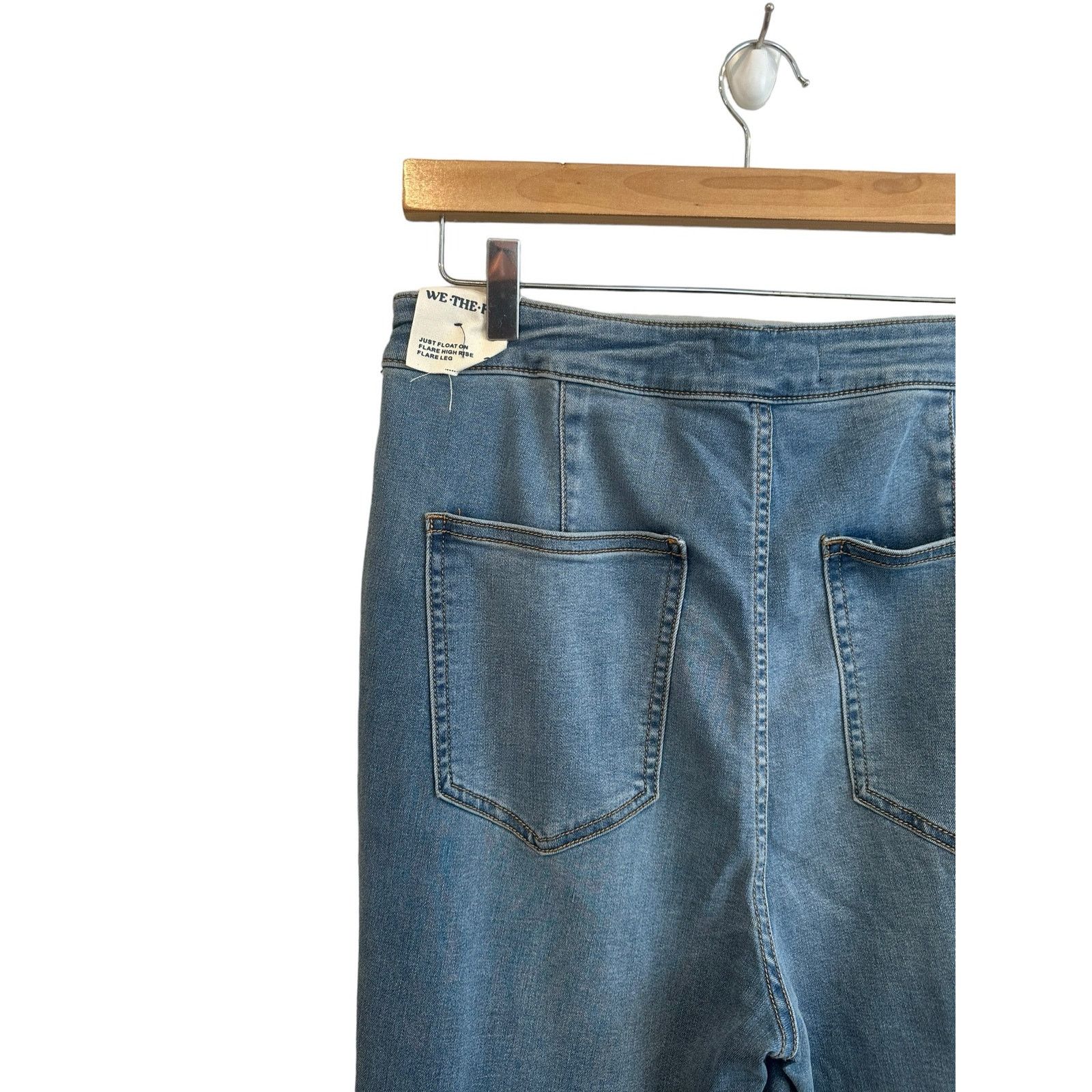 Free People We The Free Just Float on Flare High Rise Size 31 Size 31" - 6 Thumbnail
