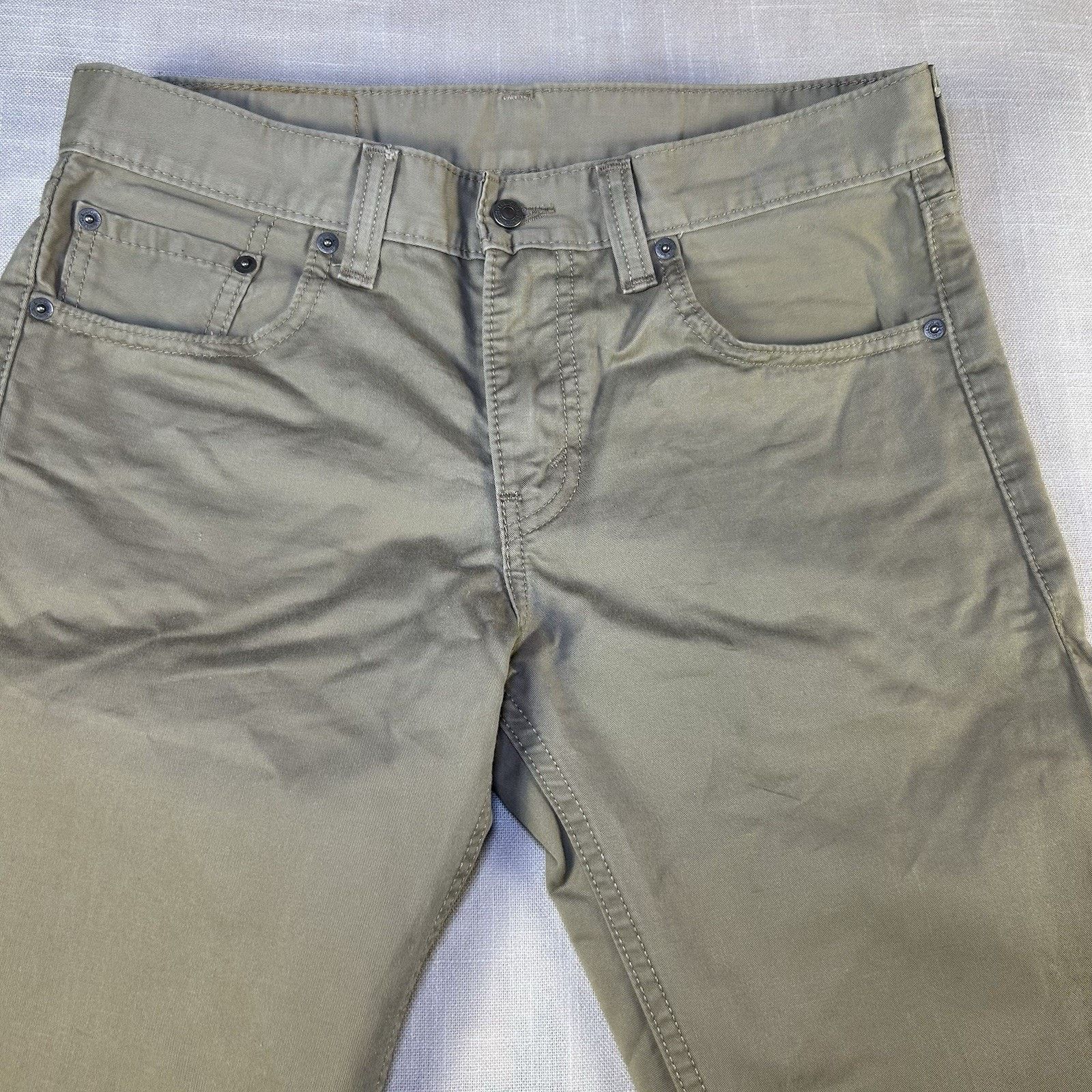 Levi's Levi's 511 Tapered Khaki 100% Cotton Casual Pants Mens 30x32 Size US 30 / EU 46 - 5 Thumbnail