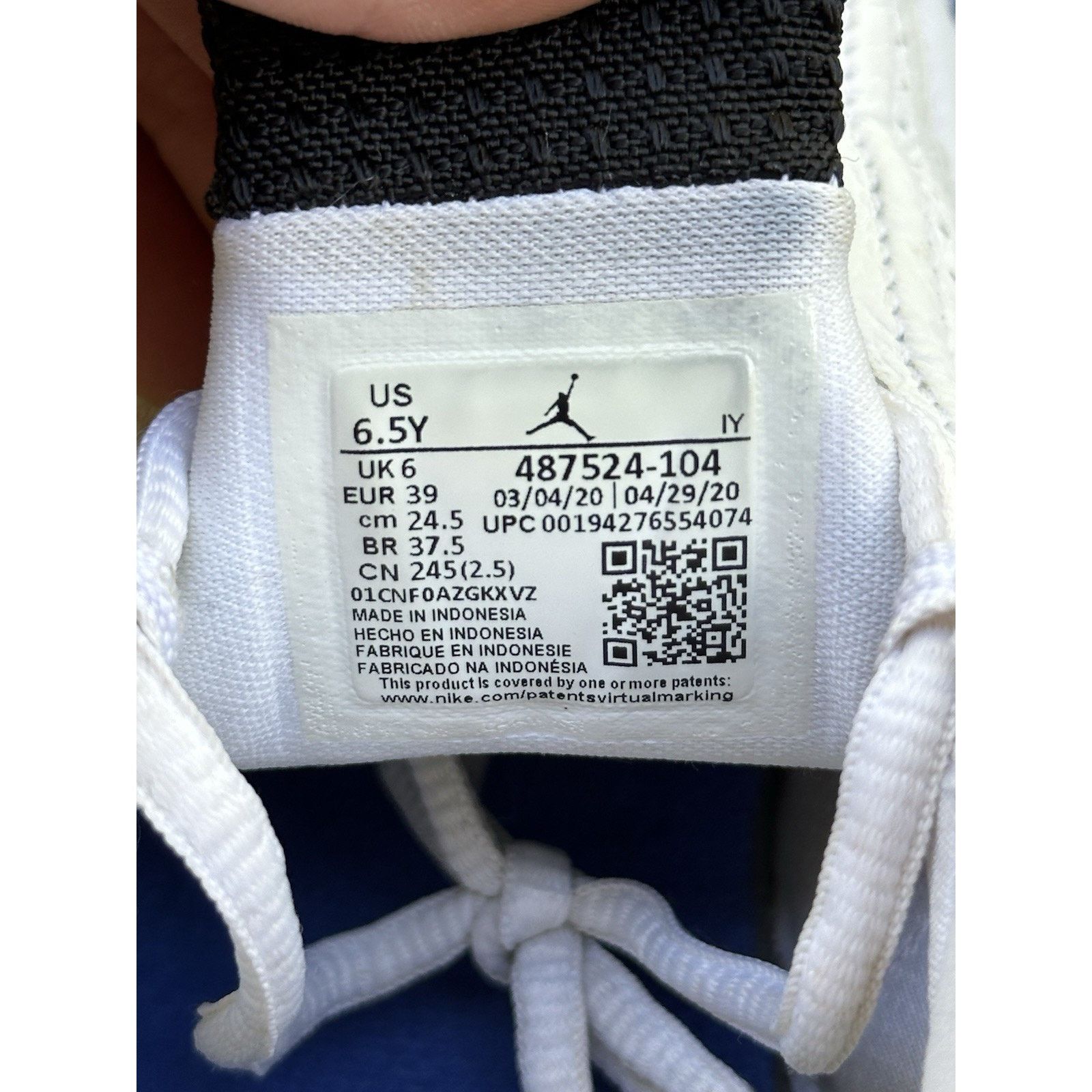 Jordan Brand Jordan 14 Retro Hyper Royal GS - Size 6.5y Size US 6.5 / EU 39-40 - 7 Thumbnail