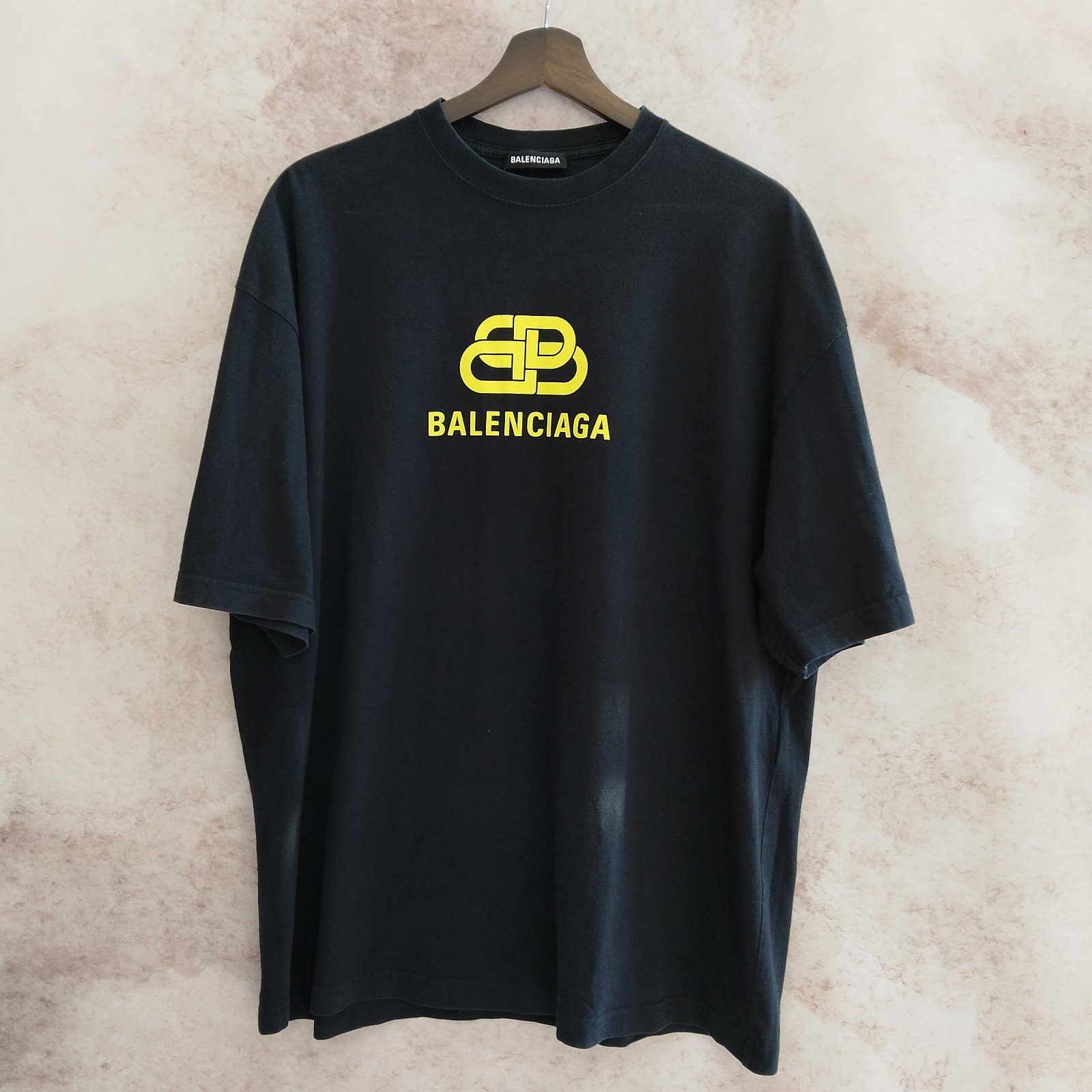 Balenciaga Balenciaga Yellow Logo T-Shirt Size M Size US M / EU 48-50 / 2 - 1 Thumbnail