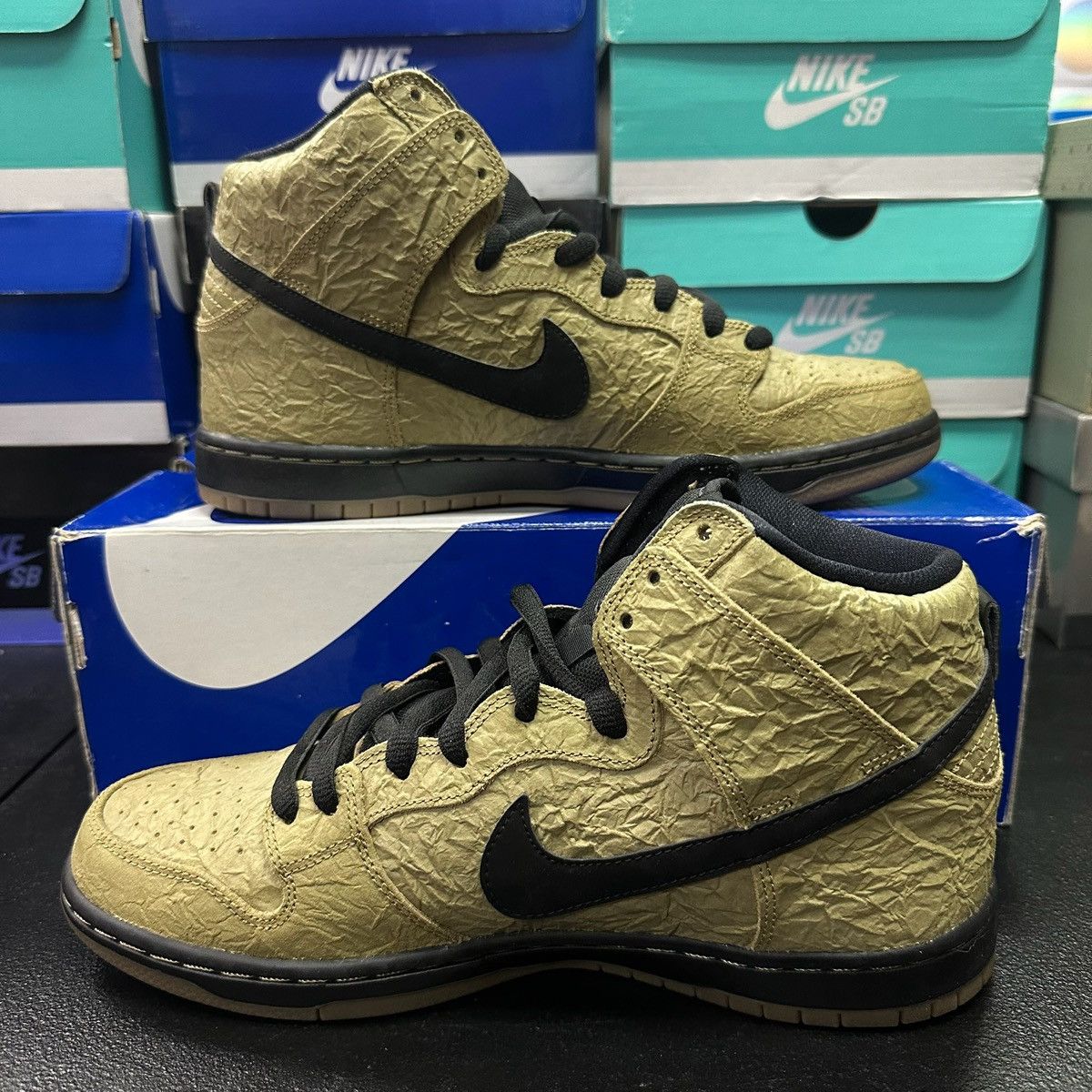 Nike Size 10.5 - Nike SB Dunk High Brown Paper Bag 313171-202 Size US 10.5 / EU 43-44 - 2 Thumbnail