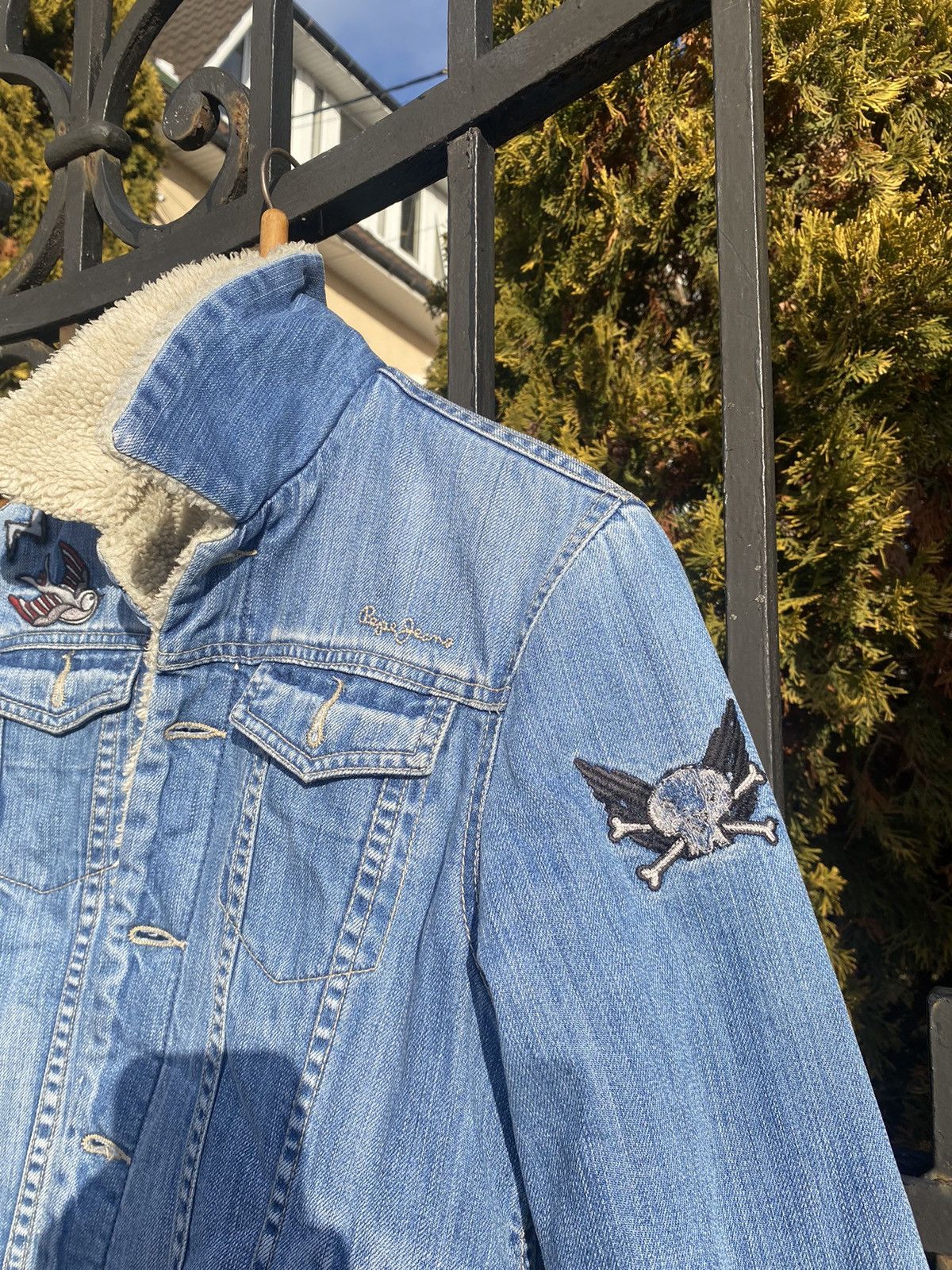 Pepe Jeans × Vintage Pepe Jeans London Denim Woman Jacket Blue Size M / US 6-8 / IT 42-44 - 11 Thumbnail