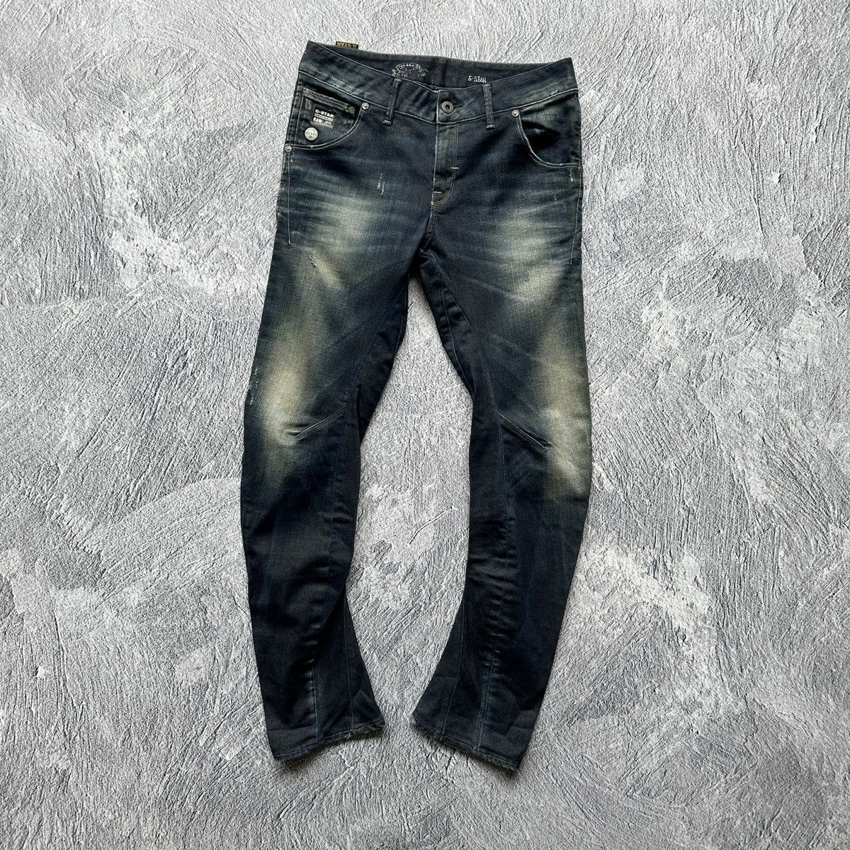 G-Star Men’s Jeans G-Star Raw Comfort Pale Denim Vintage Aged Blue Size US 27 - 5 Thumbnail