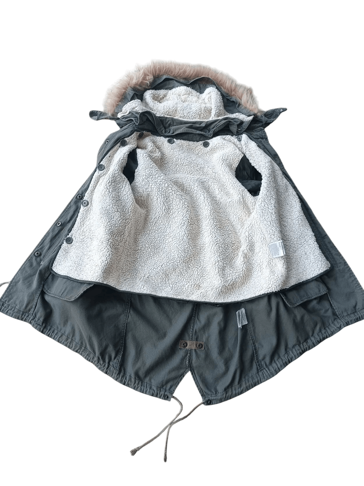 Japanese Brand Japanese Brand Fur Hoodie FR004 Size US M / EU 48-50 / 2 - 11 Thumbnail