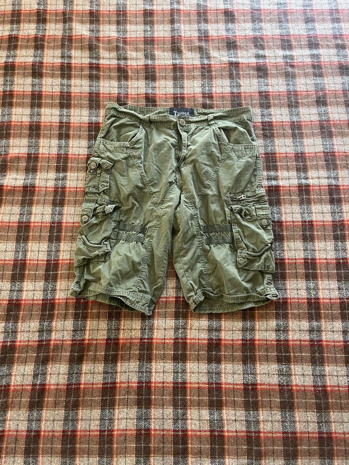 Waste(twice) Y2K 2000’s Twoce Multipocet Military Grunge Wear shorts 36 Size US 36 / EU 52 - 1 Thumbnail