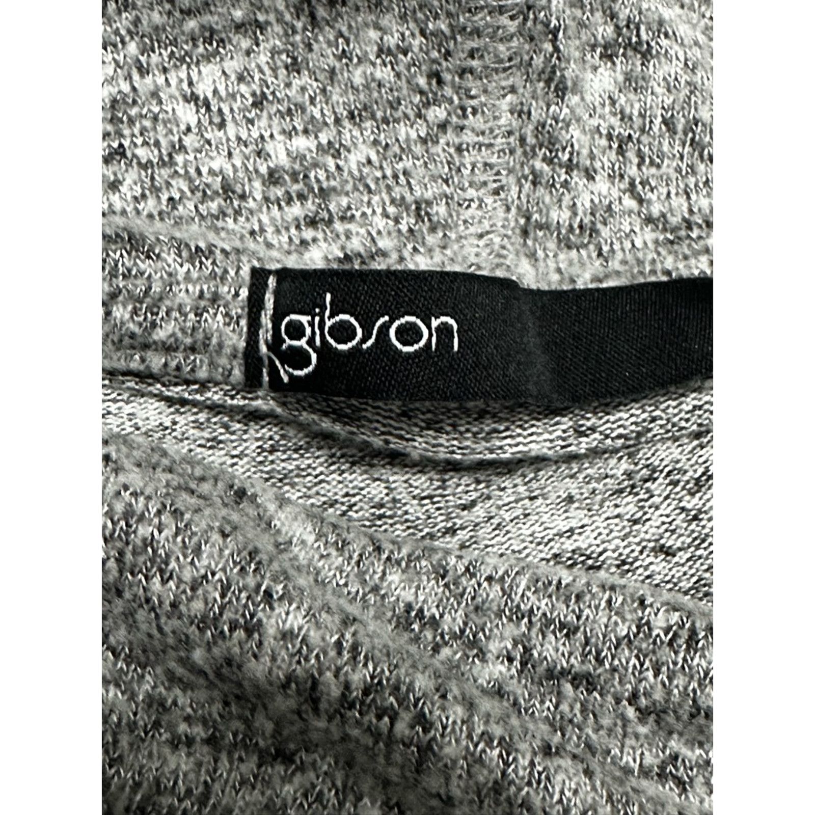 Other Gibson Tunic Top Gray Marled Convertible Neck Hi Low XS New Size XS / US 0-2 / IT 36-38 - 7 Thumbnail