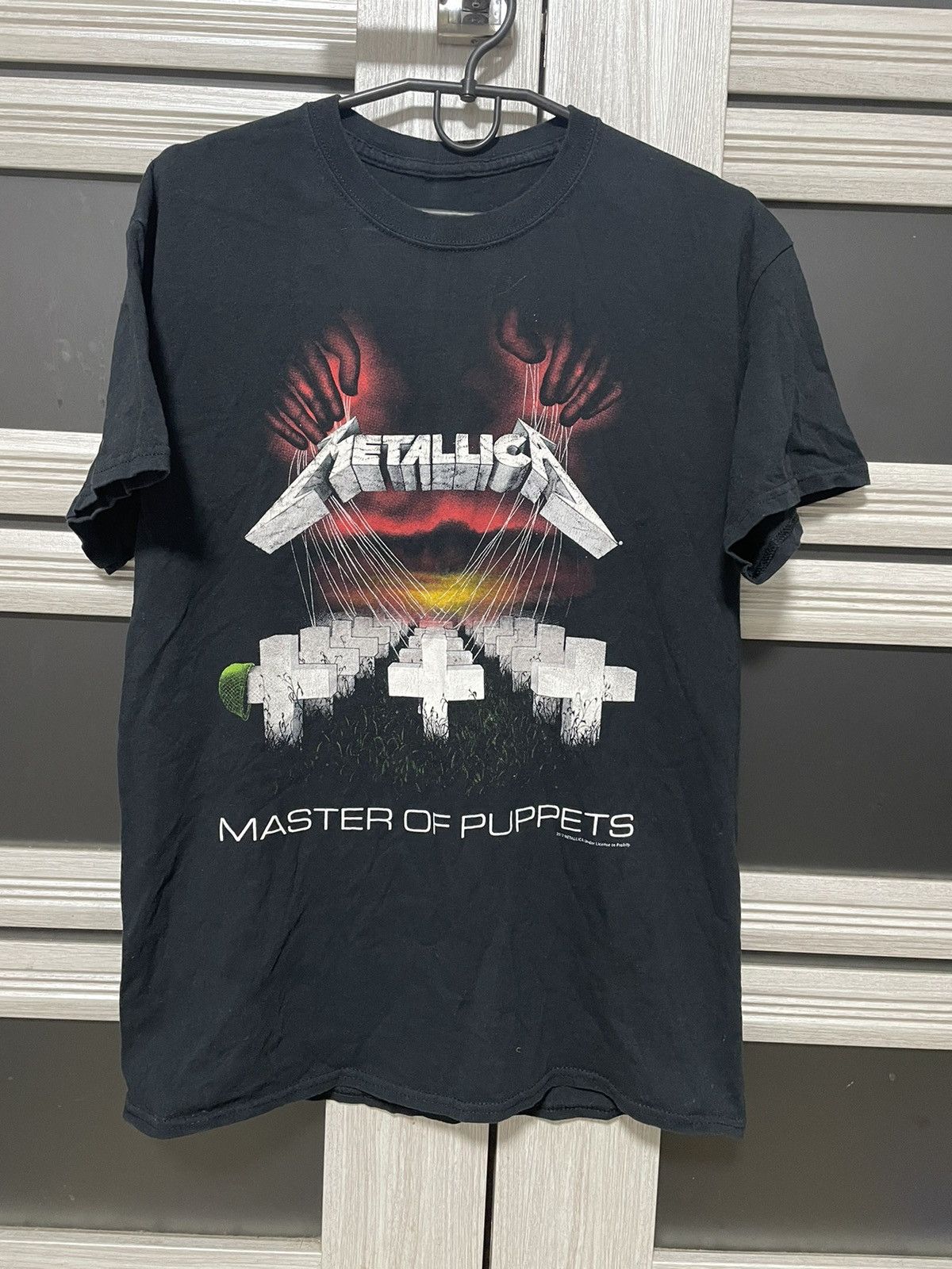 Band Tees Vintage Metallica Master of Puppets 2017 Tour Tee Black XL Size US L / EU 52-54 / 3 - 1 Thumbnail
