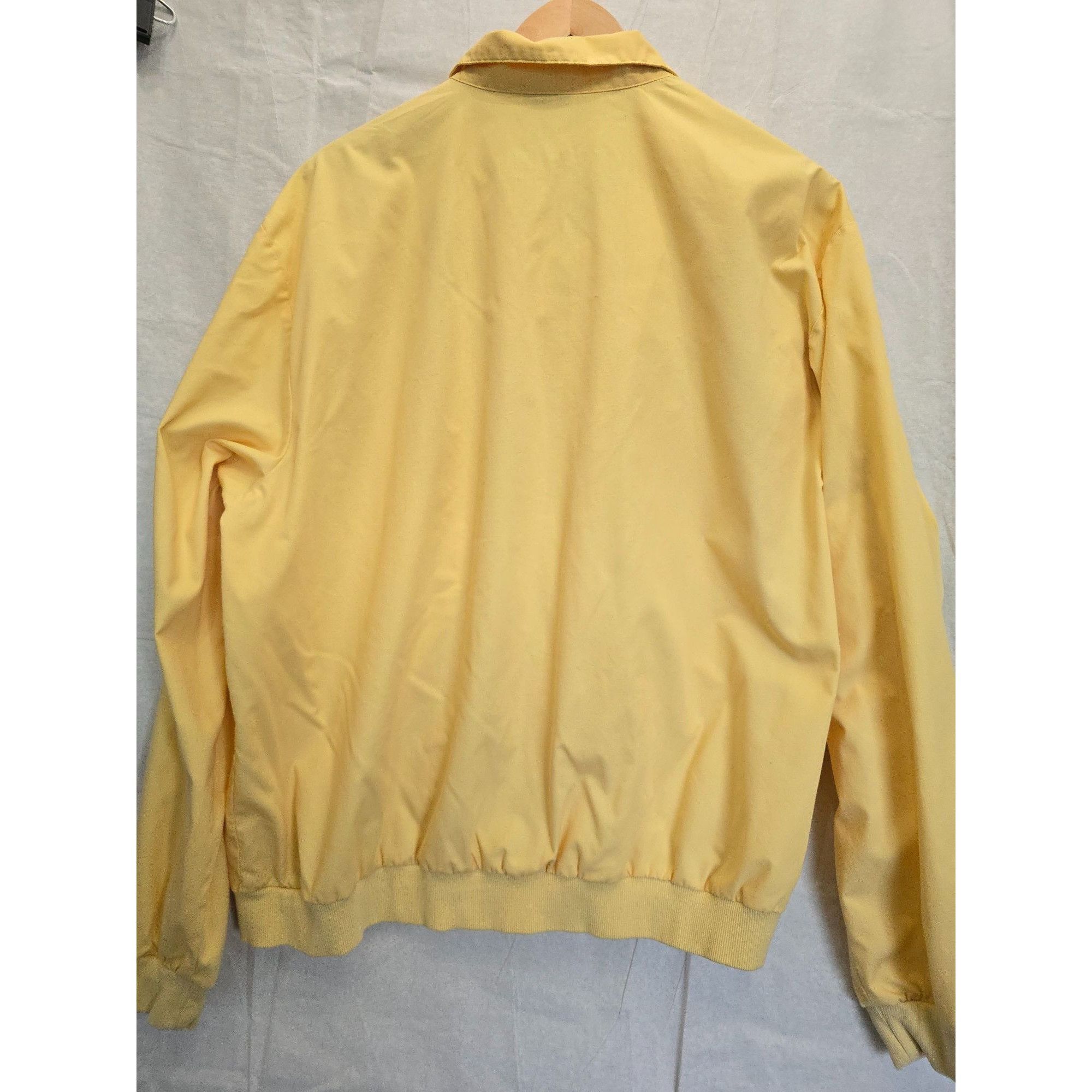 Blair John Blair Men's Yellow Zip-Up Jacket 2XL Polyester & Cotton Size US XXL / EU 58 / 5 - 4 Thumbnail