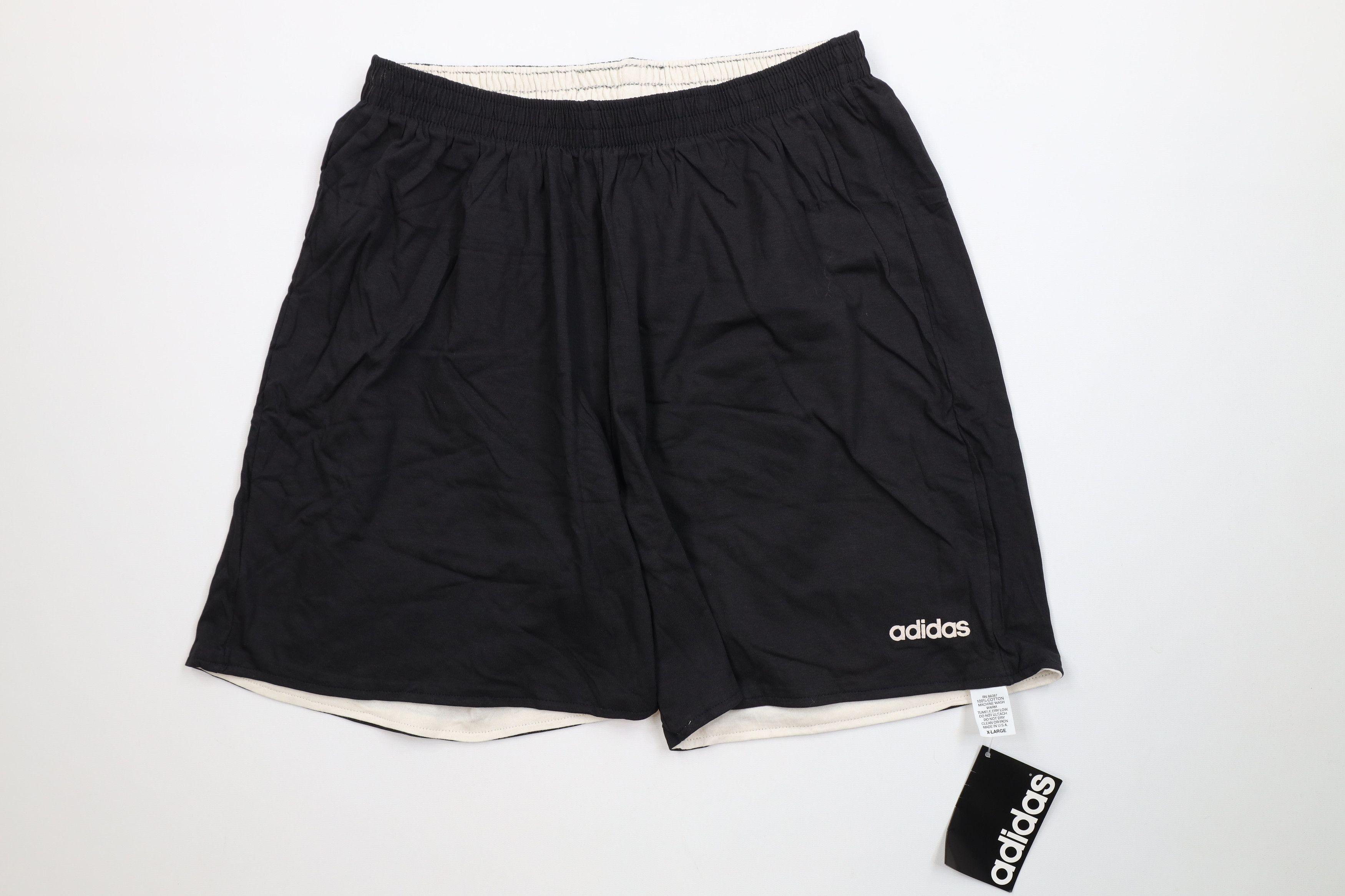 Adidas Deadstock Vintage 90s Adidas Reversible Above Knee Shorts Size US 36 / EU 52 - 1 Thumbnail