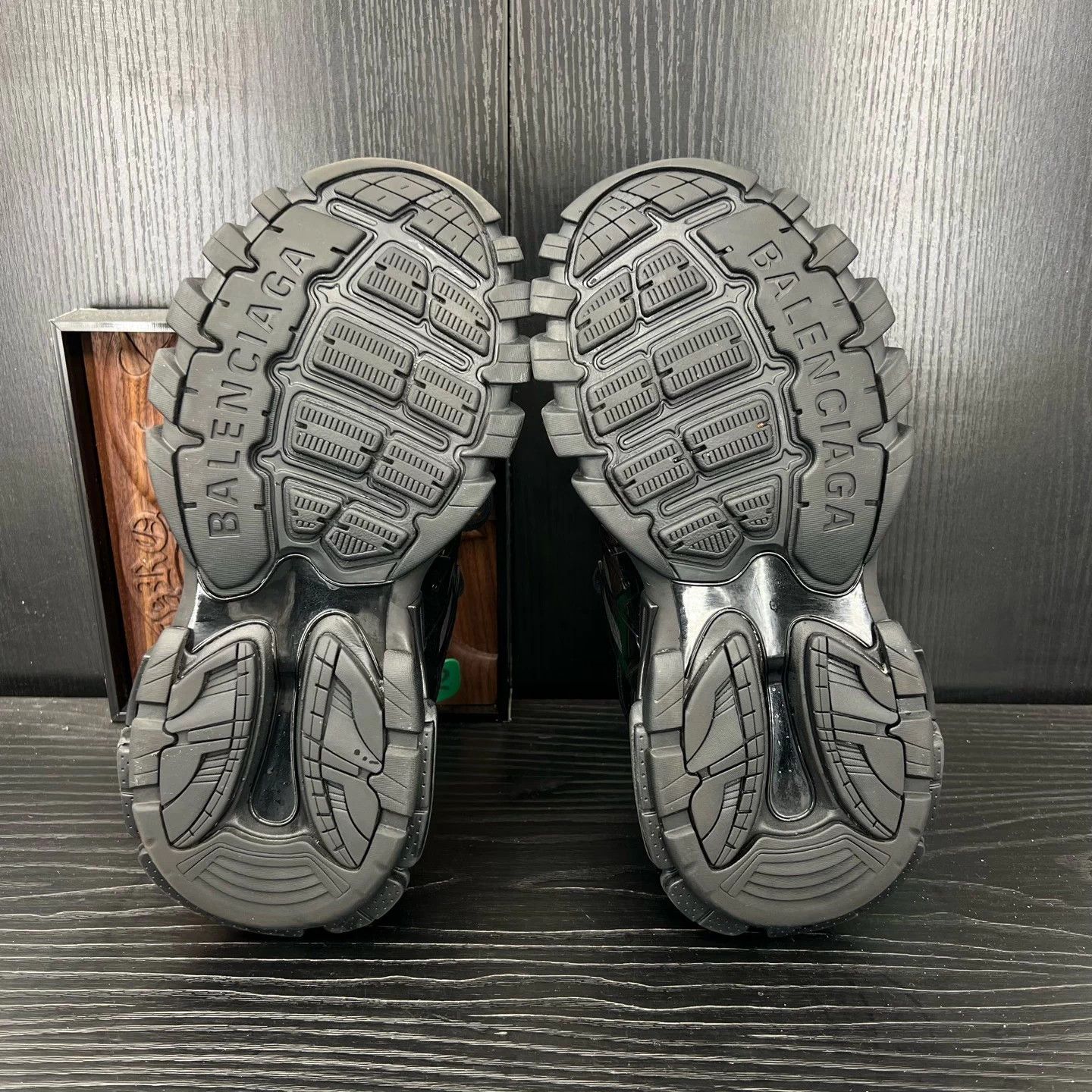 Balenciaga Balenciaga Track Black Leather 41 Size US 8 / EU 41 - 6 Thumbnail