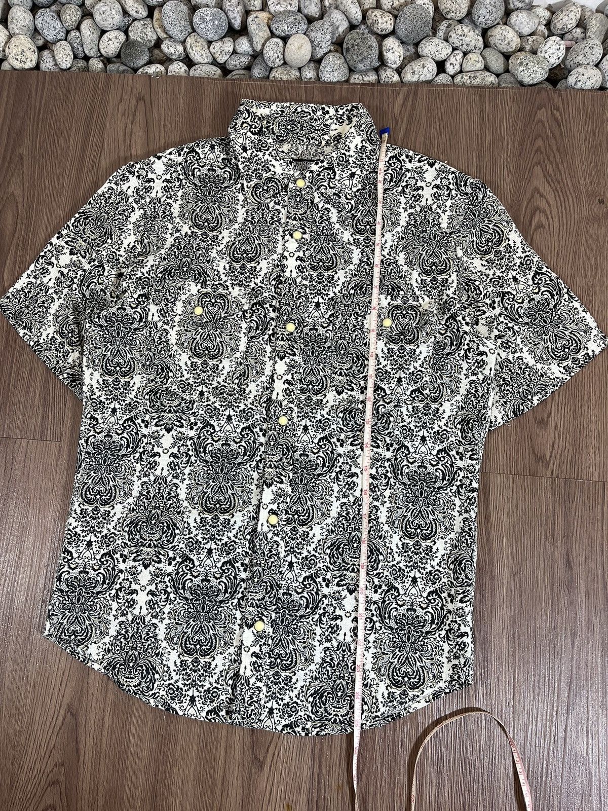 Tornado Mart Tornado Mart Baroque Pattern Short Sleeve Shirt Size US S / EU 44-46 / 1 - 13 Thumbnail