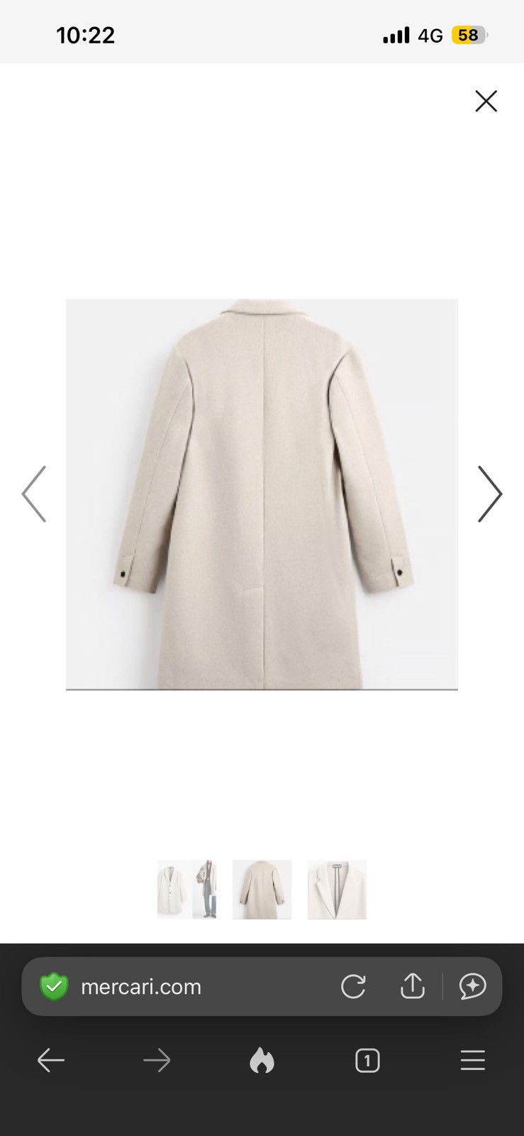 Zara Zara coatch Size 42L - 4 Thumbnail