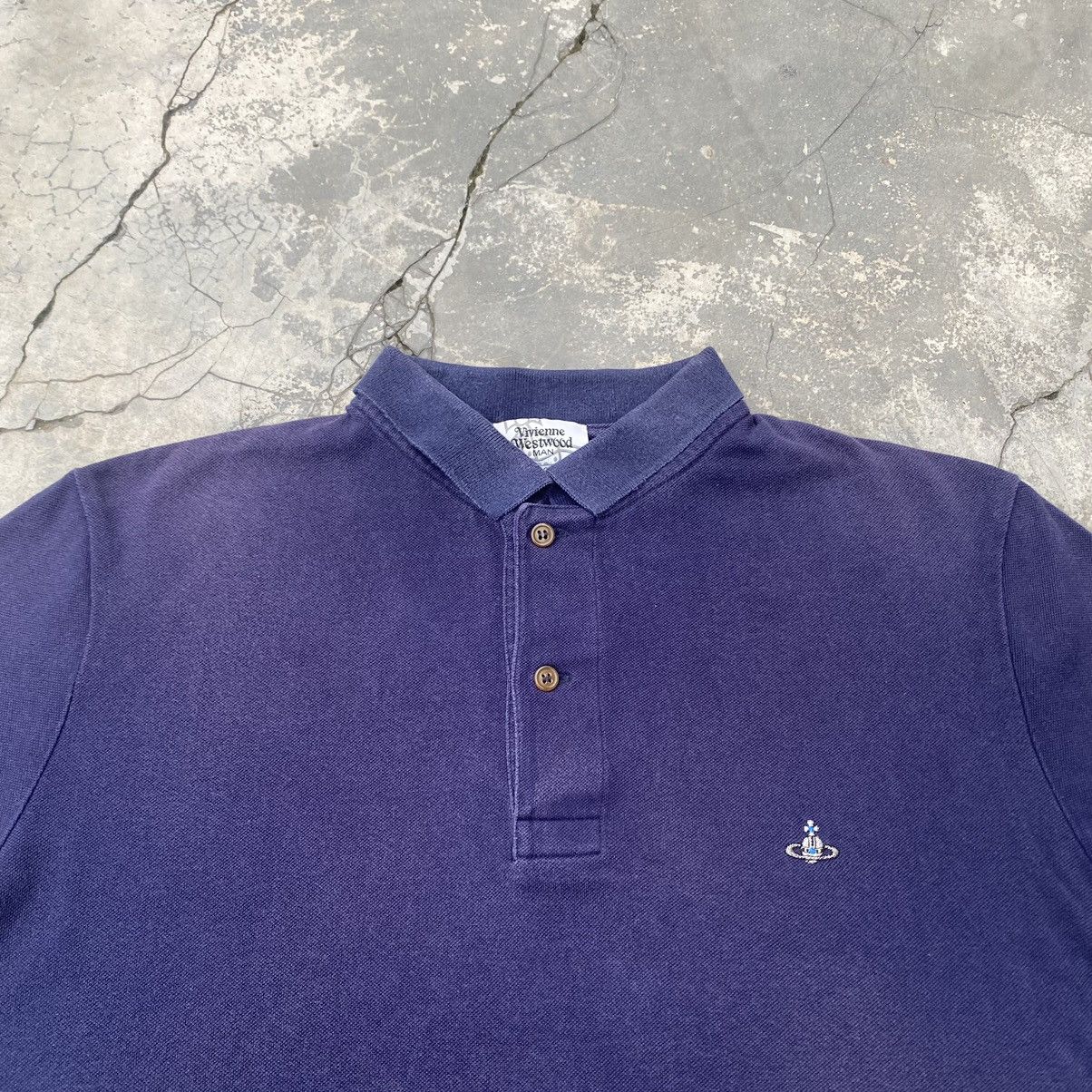 Vivienne Westwood 1990s VIVIENNE WESTWOOD MAN Faded Polo Shirt Size US L / EU 52-54 / 3 - 2 Thumbnail