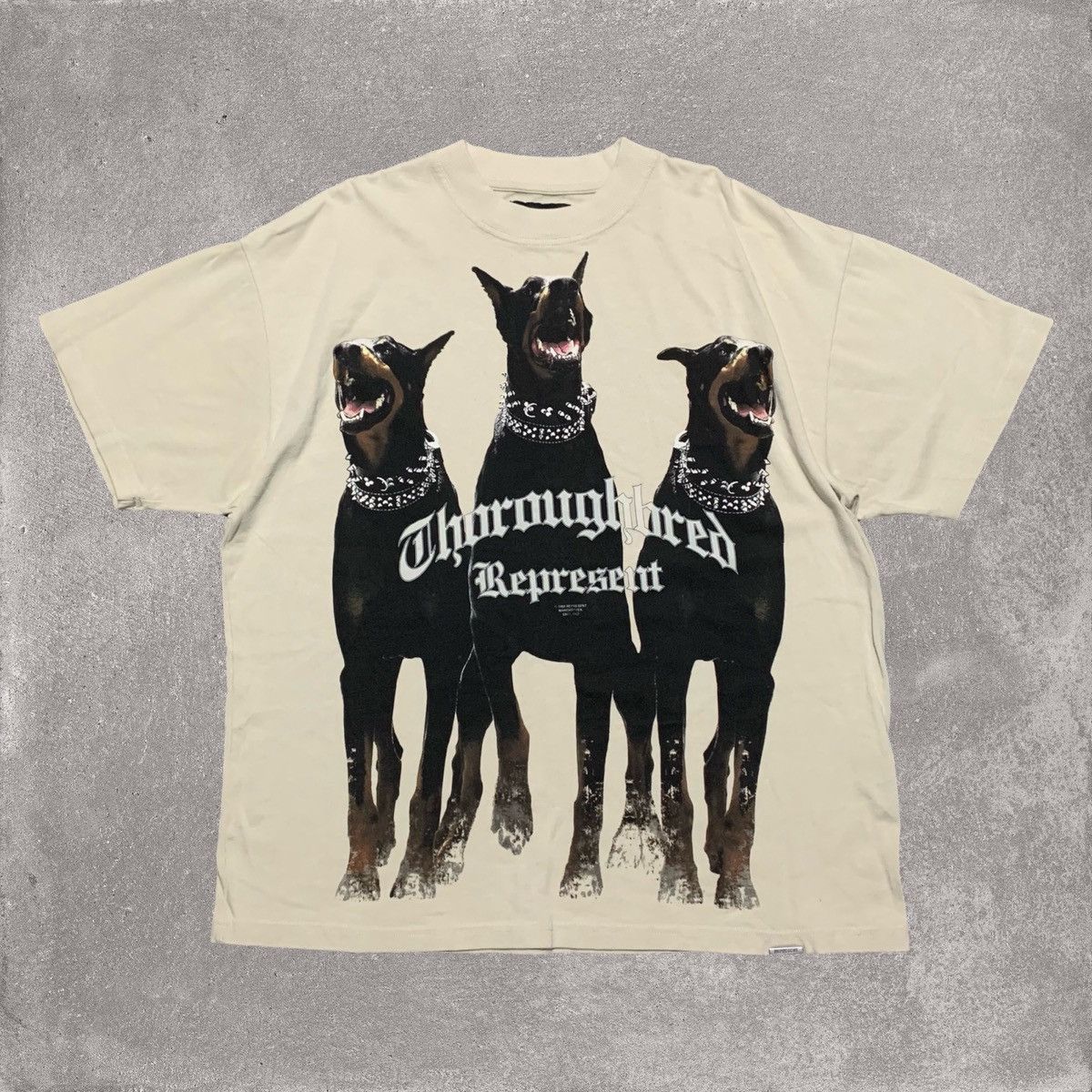 Represent Clo. Represent Medium Thoroughbred Dog Vintage White Tee Size US M / EU 48-50 / 2 - 1 Thumbnail