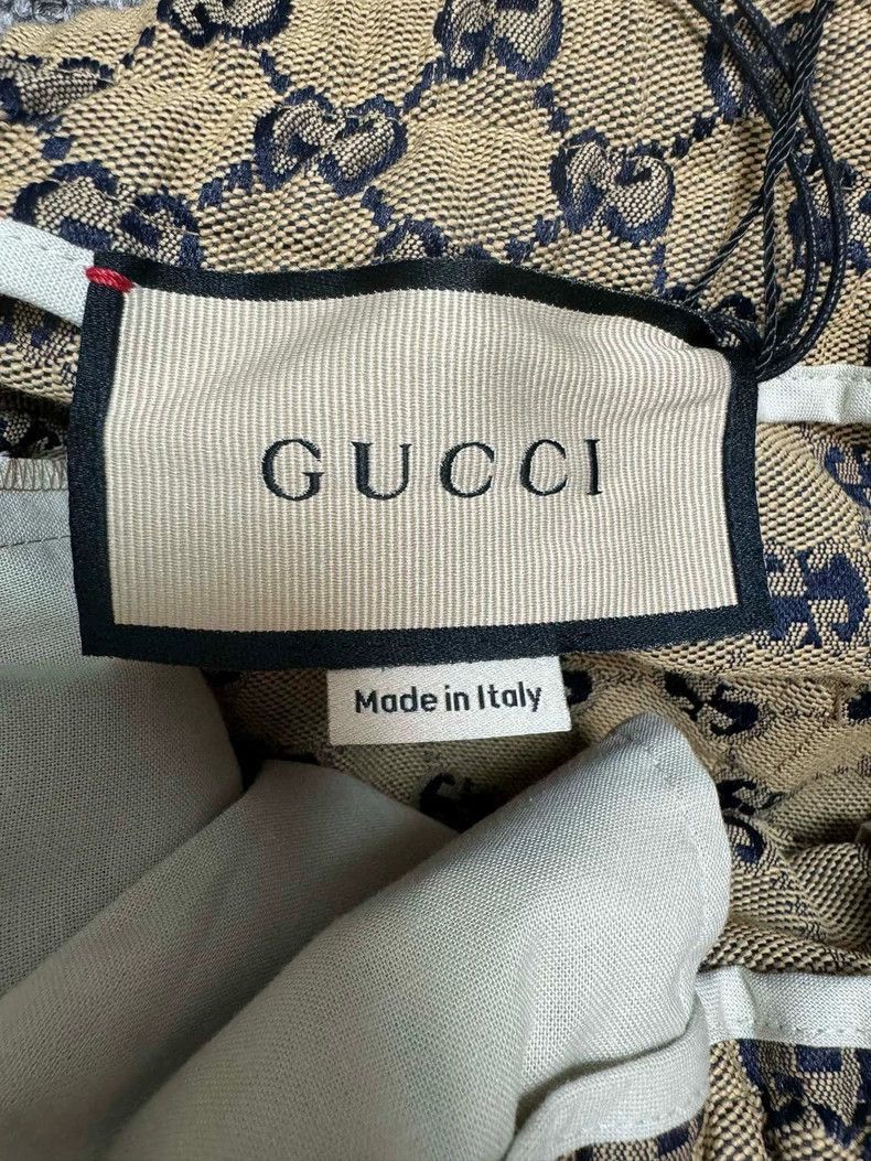 Gucci Gucci Brown Logo Print Shorts-2506 Size US 40 / EU 56 - 4 Thumbnail