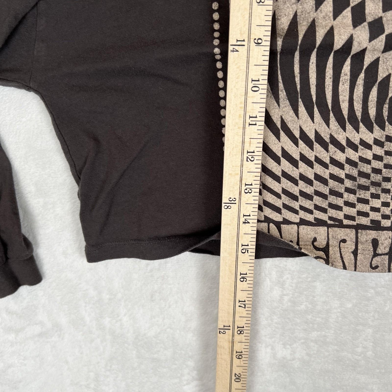 Billabong Billabong Shirt Womens XS Black Cropped Long Sleeve Graphic Size XS / US 0-2 / IT 36-38 - 3 Thumbnail