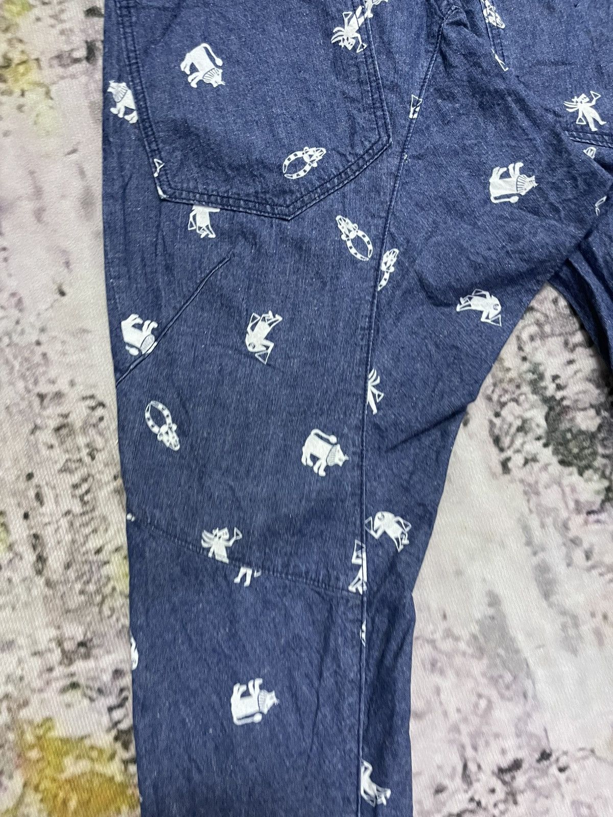 Issey Miyake × Japanese Brand × Ne-Net Ne-net By Issey Miyake Jeans Printed Size US 30 / EU 46 - 10 Thumbnail
