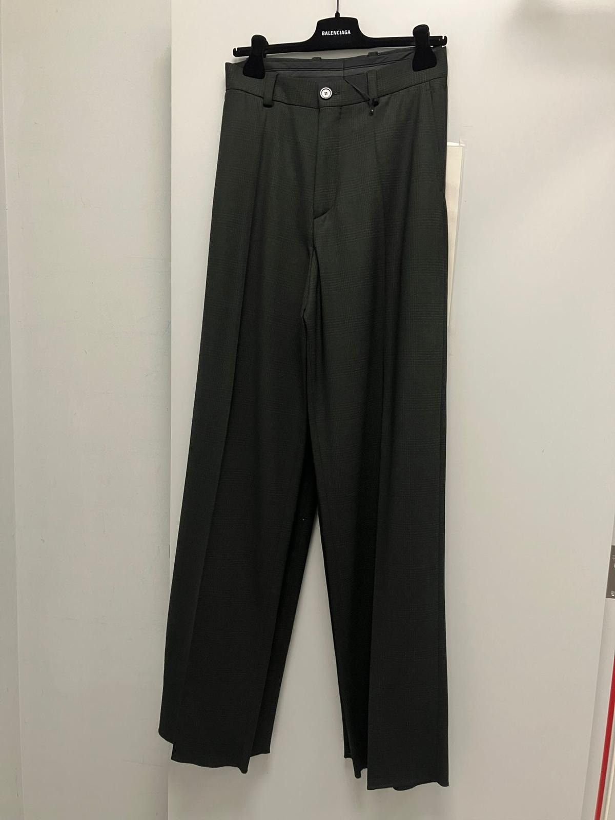 Balenciaga o1la1rc1a0226 Double Front Pants In Khaki/Black Size US 26 / EU 42 - 1 Preview