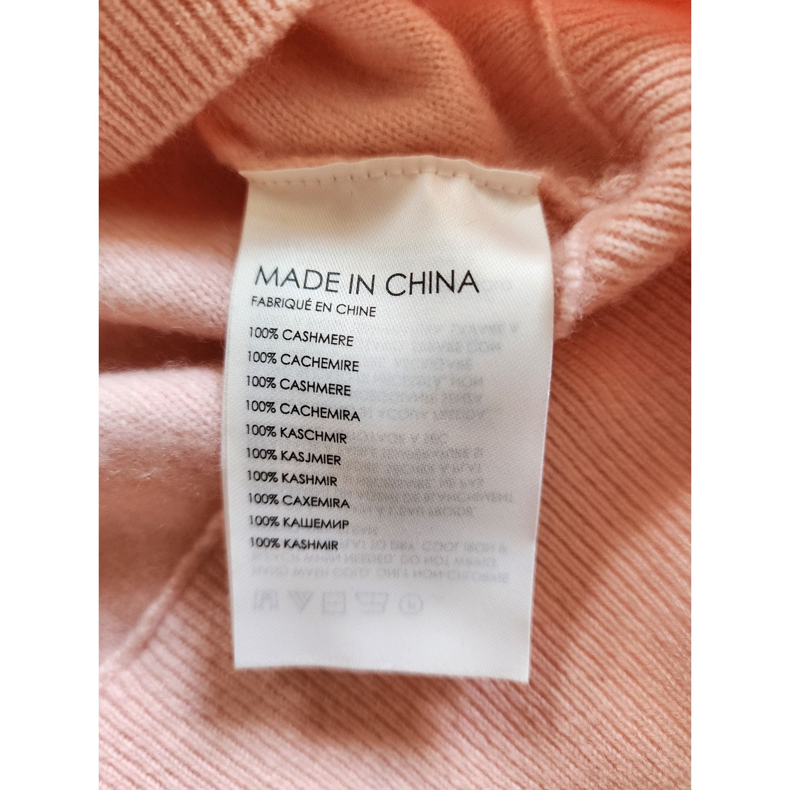 Club Monaco Club Monaco 100% Cashmere Powder Pink Sweater XS Cropped Size XS / US 0-2 / IT 36-38 - 4 Thumbnail
