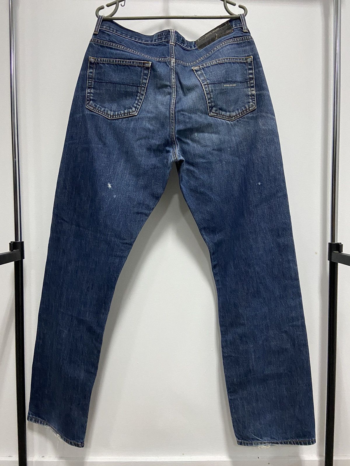 Stone Island × Vintage Stone Island Denims Selvedge Vintage jeans Pants Size US 34 / EU 50 - 1 Thumbnail
