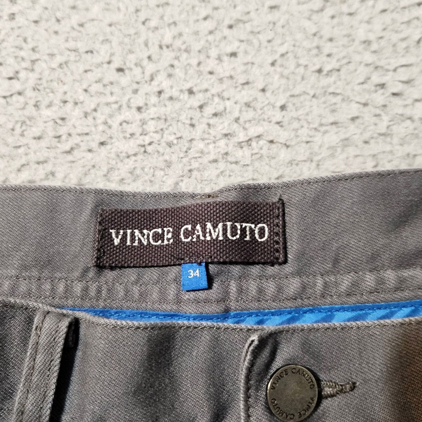 Vince Camuto Vince Camuto Jeans Gray Straight Mens Size 34x30 Cotton Stretch Inseam 30 Regular Waist 36N/A? Size US 34 / EU 50 - 3 Thumbnail