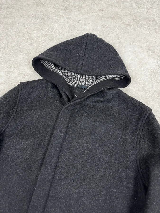 Emporio Armani AW2012 Emporio Armani Grey Wool Hooded Trench Coat Size US M / EU 48-50 / 2 - 5 Thumbnail