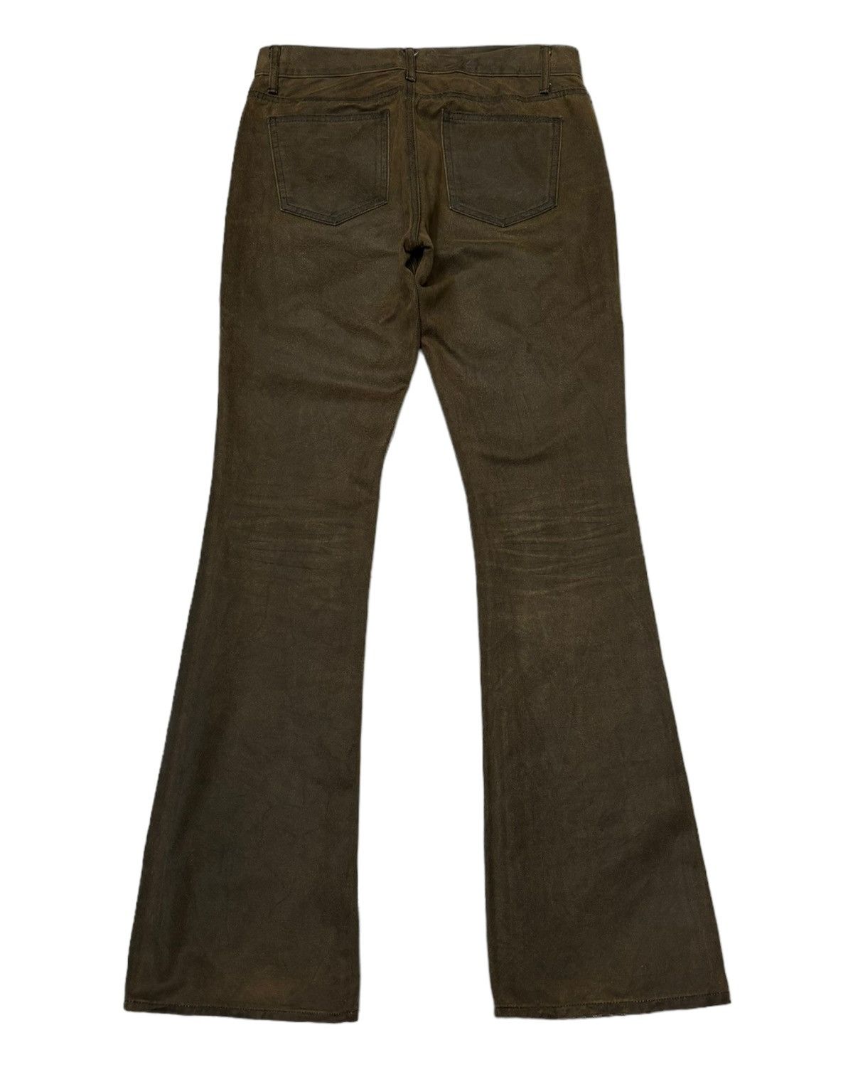 Le Grande Bleu (L.G.B.) 🔥ET BOITE BLUE WAY COWHIDE FLARED BOOTCUT PANTS Size US 28 / EU 44 - 4 Thumbnail