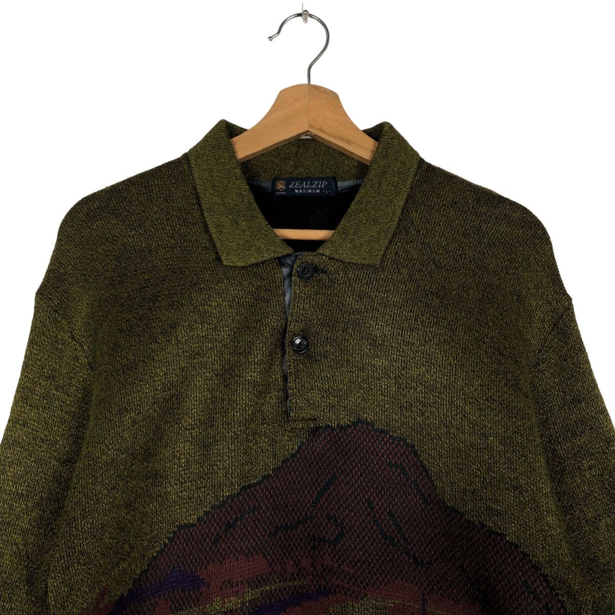Hysteric Glamour 🔥90’s Vintage Collar Sweatshirt Big Logo Zealzip Japan Made Size US M / EU 48-50 / 2 - 3 Thumbnail