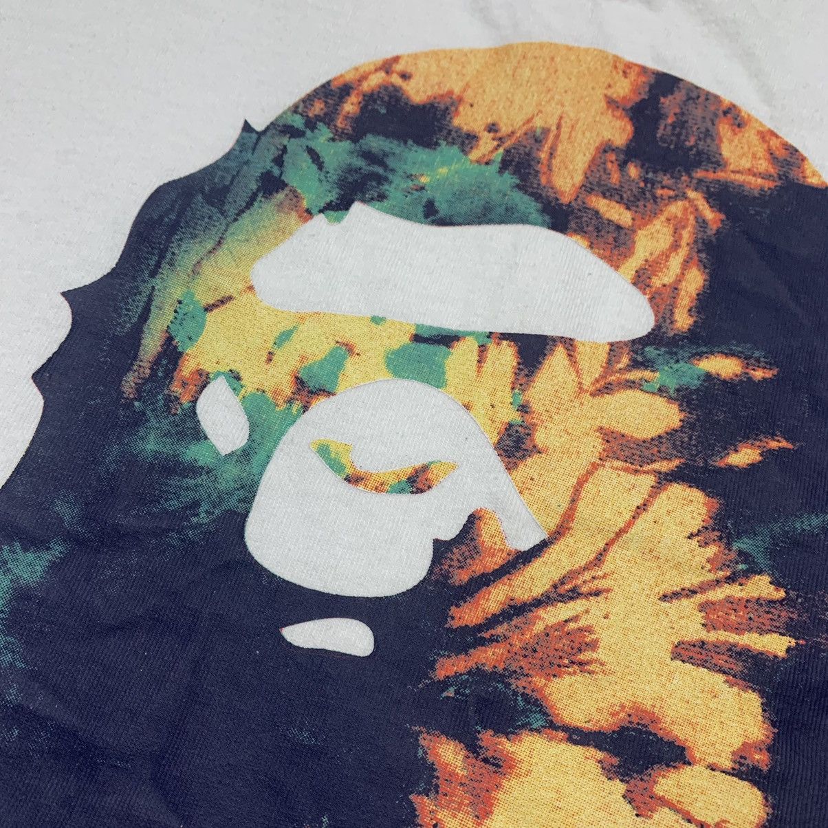Bape Bape Medium Big Ape Head Tie Dye White Tee Size US M / EU 48-50 / 2 - 4 Thumbnail