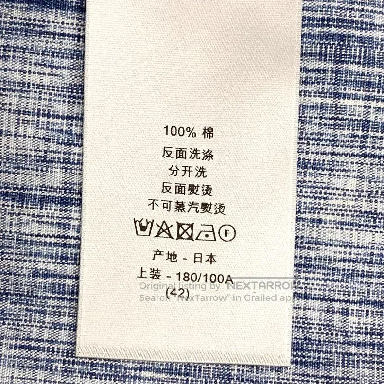 Dior Dior Blue logo jacquard full print cotton lapel single-bre Size US XS / EU 42 / 0 - 8 Thumbnail