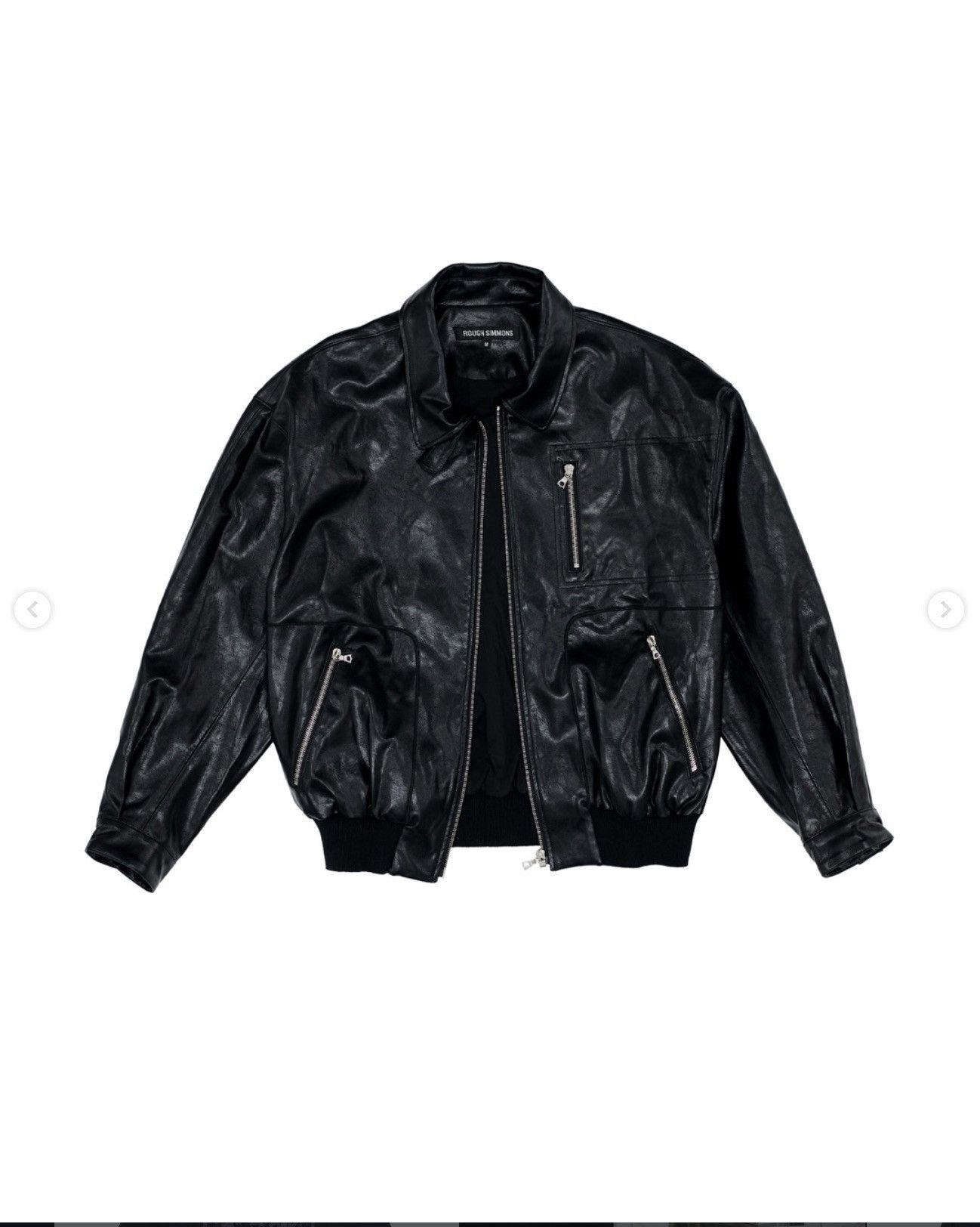Rough Simmons AW26 Trio Leather Jacket Size US XL / EU 56 / 4 - 8 Thumbnail